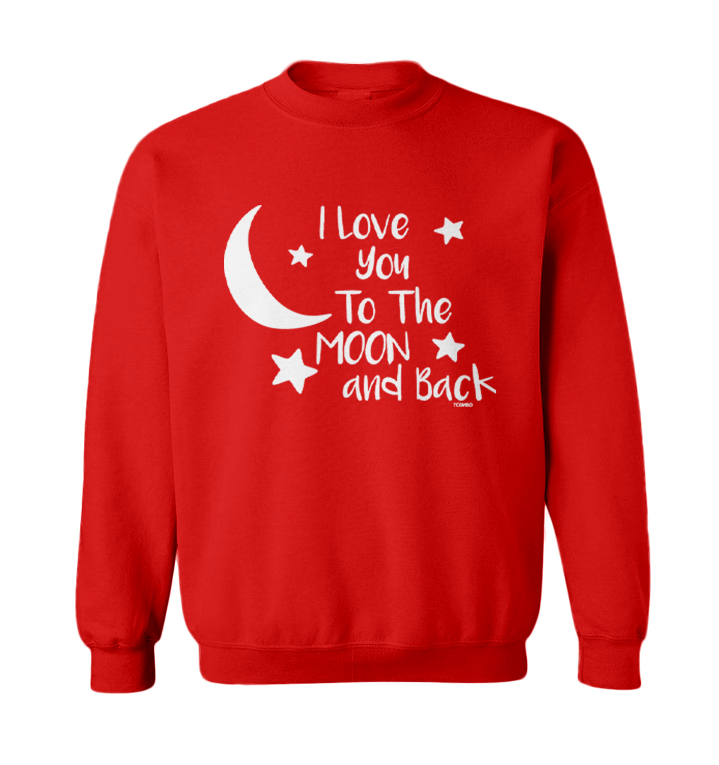 I Love You To The Moon And Back - Son Daughter Mom Dad Toddler Crewneck Sweater - Picture 7 of 8