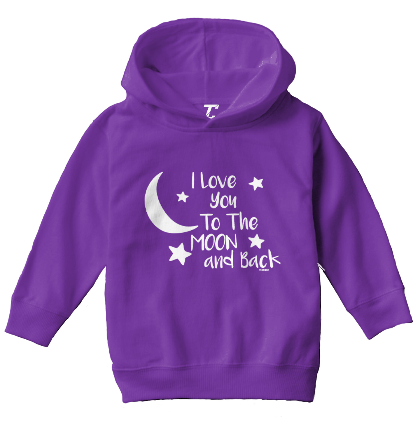 I Love You To The Moon And Back - Son Daughter Mom Dad Toddler/Youth Hoodie - Picture 9 of 12
