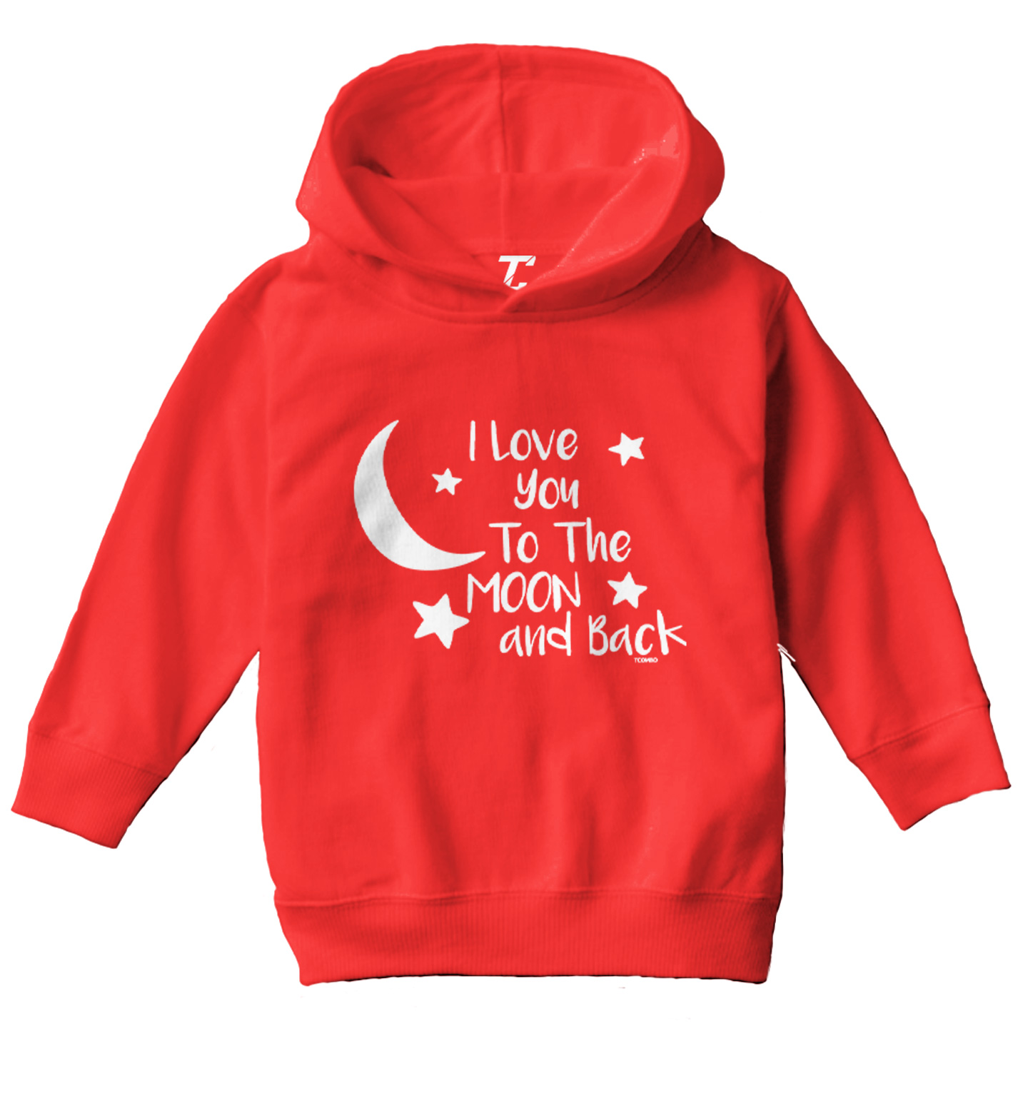 I Love You To The Moon And Back - Son Daughter Mom Dad Toddler/Youth Hoodie - Picture 10 of 12
