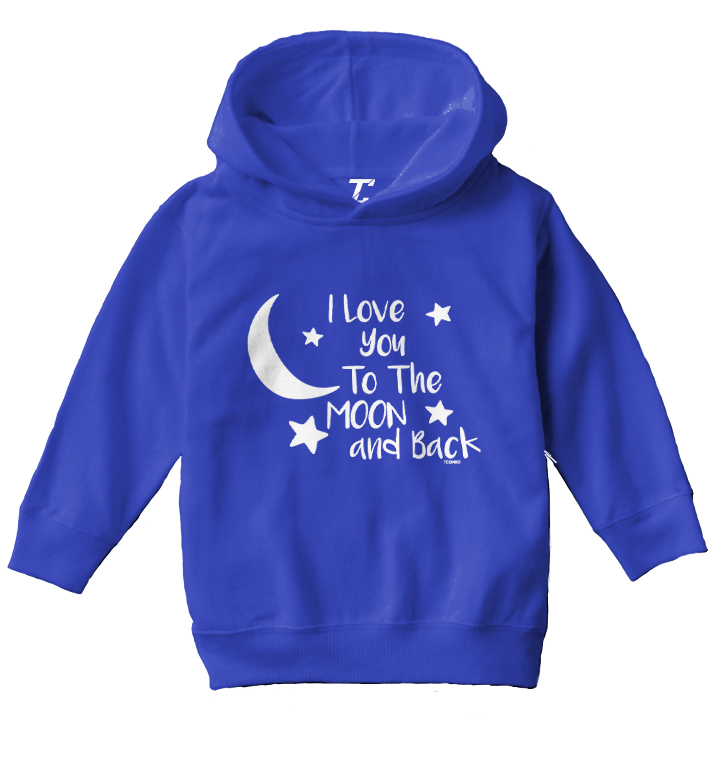 I Love You To The Moon And Back - Son Daughter Mom Dad Toddler/Youth Hoodie - Picture 11 of 12
