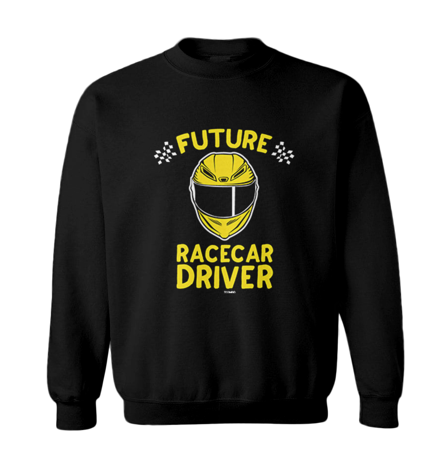 Future Racecar Driver - Fast Car Lover Checkered Flag Toddler Crewneck Sweater - Picture 2 of 8