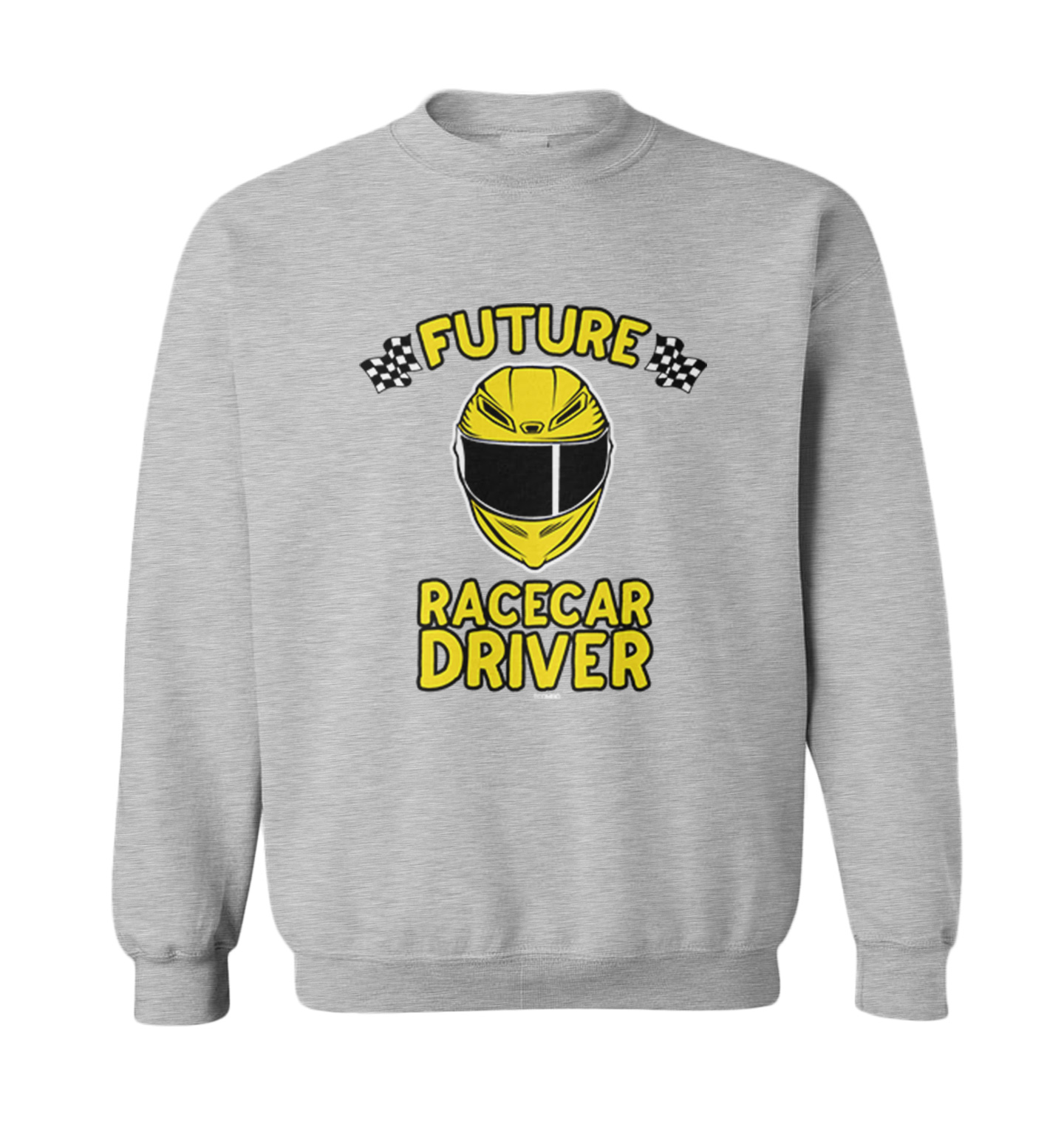 Future Racecar Driver - Fast Car Lover Checkered Flag Toddler Crewneck Sweater - Picture 4 of 8