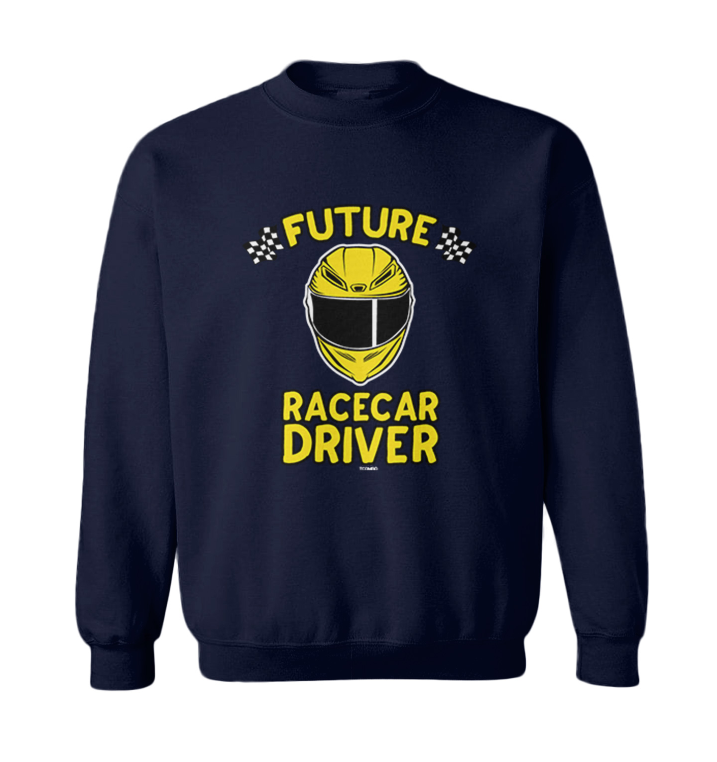 Future Racecar Driver - Fast Car Lover Checkered Flag Toddler Crewneck Sweater - Picture 5 of 8