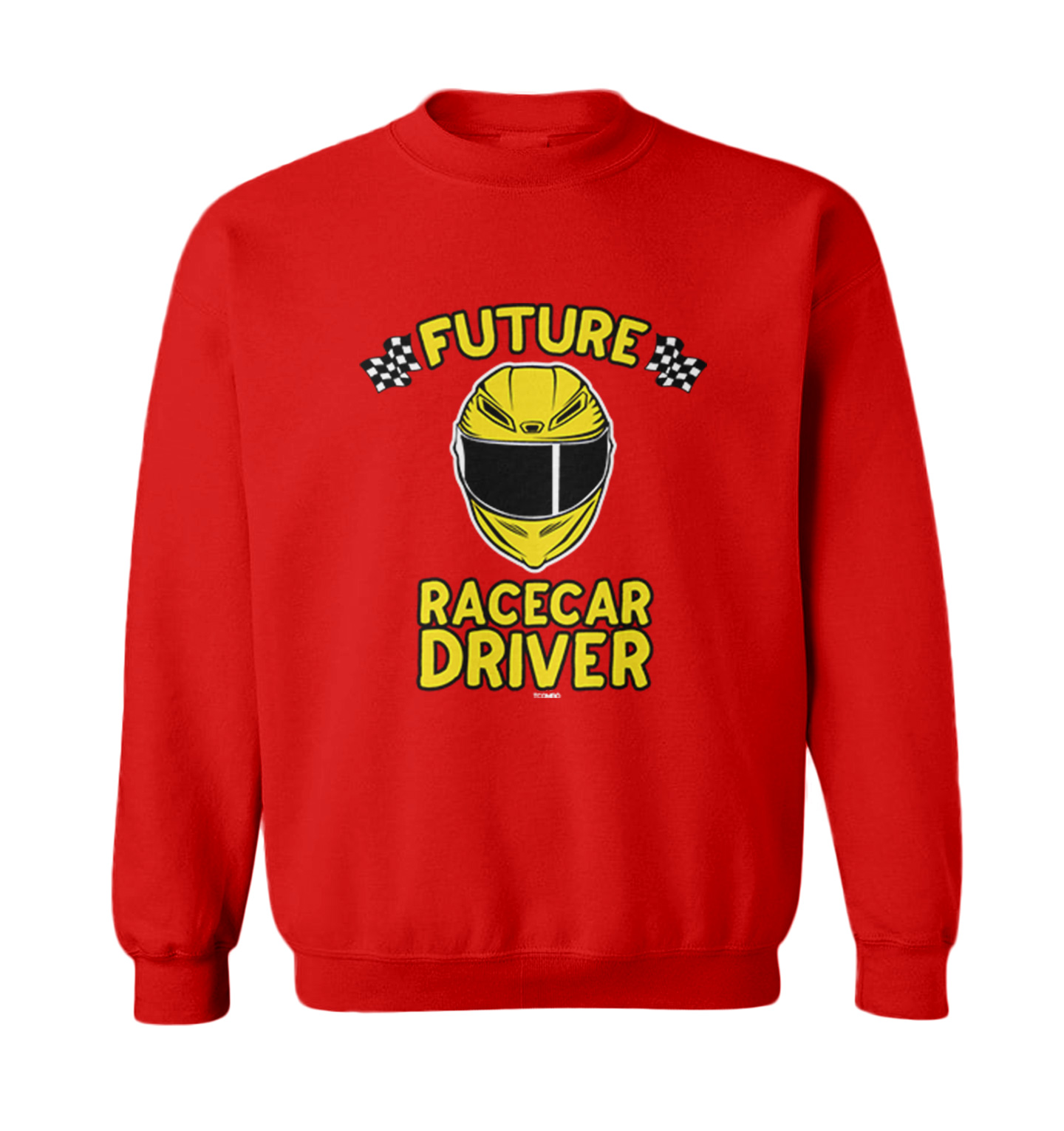 Future Racecar Driver - Fast Car Lover Checkered Flag Toddler Crewneck Sweater - Picture 7 of 8