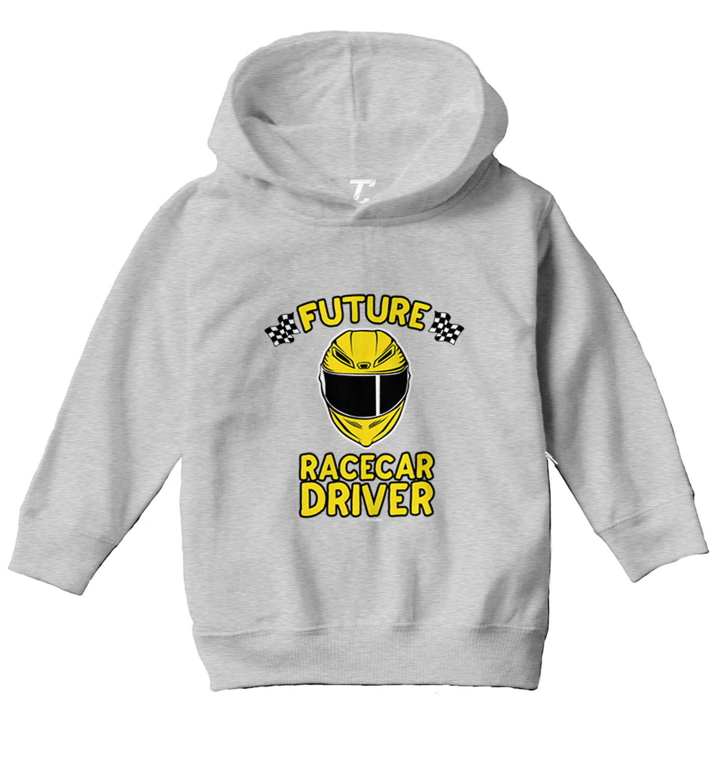 Future Racecar Driver - Fast Car Lover Checkered Flag Toddler/Youth Hoodie - Picture 6 of 12