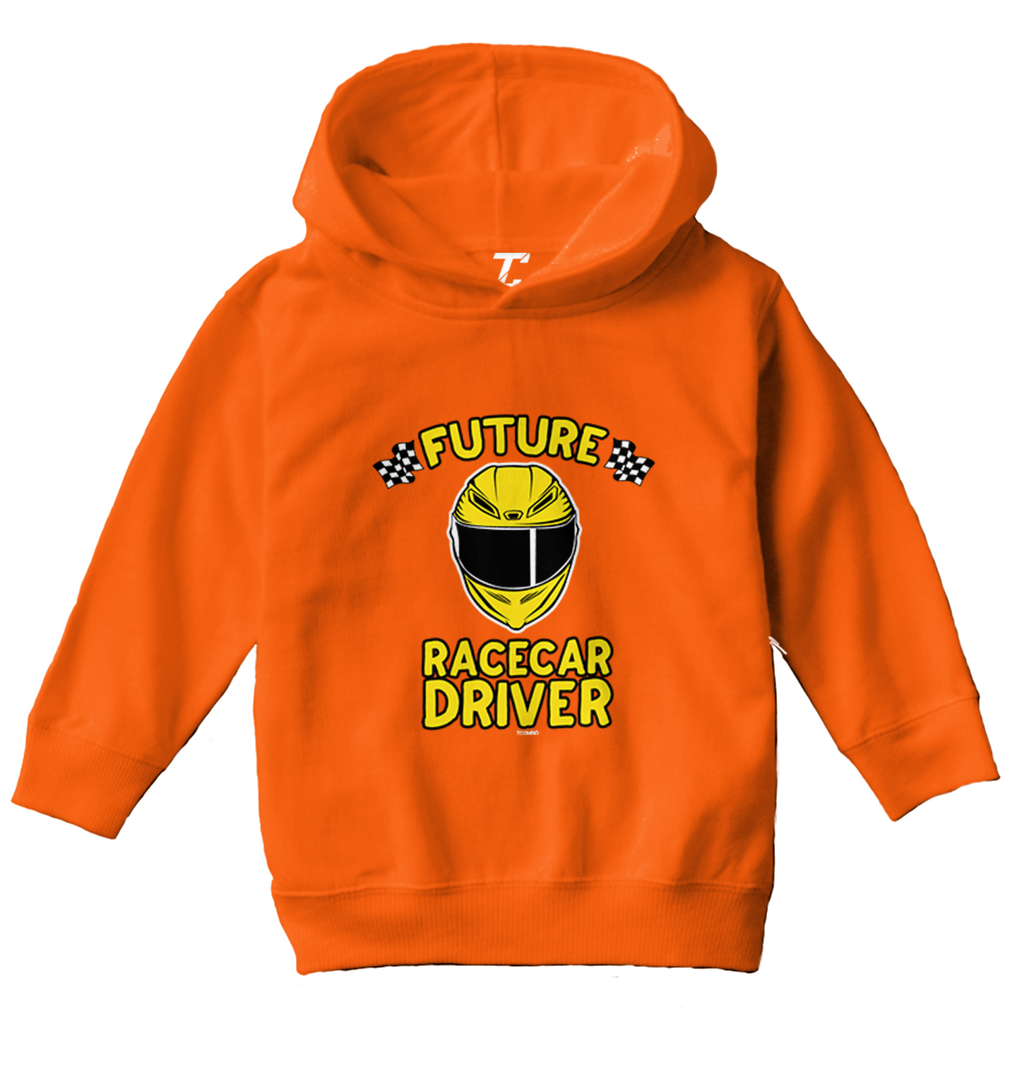 Future Racecar Driver - Fast Car Lover Checkered Flag Toddler/Youth Hoodie - Picture 8 of 12