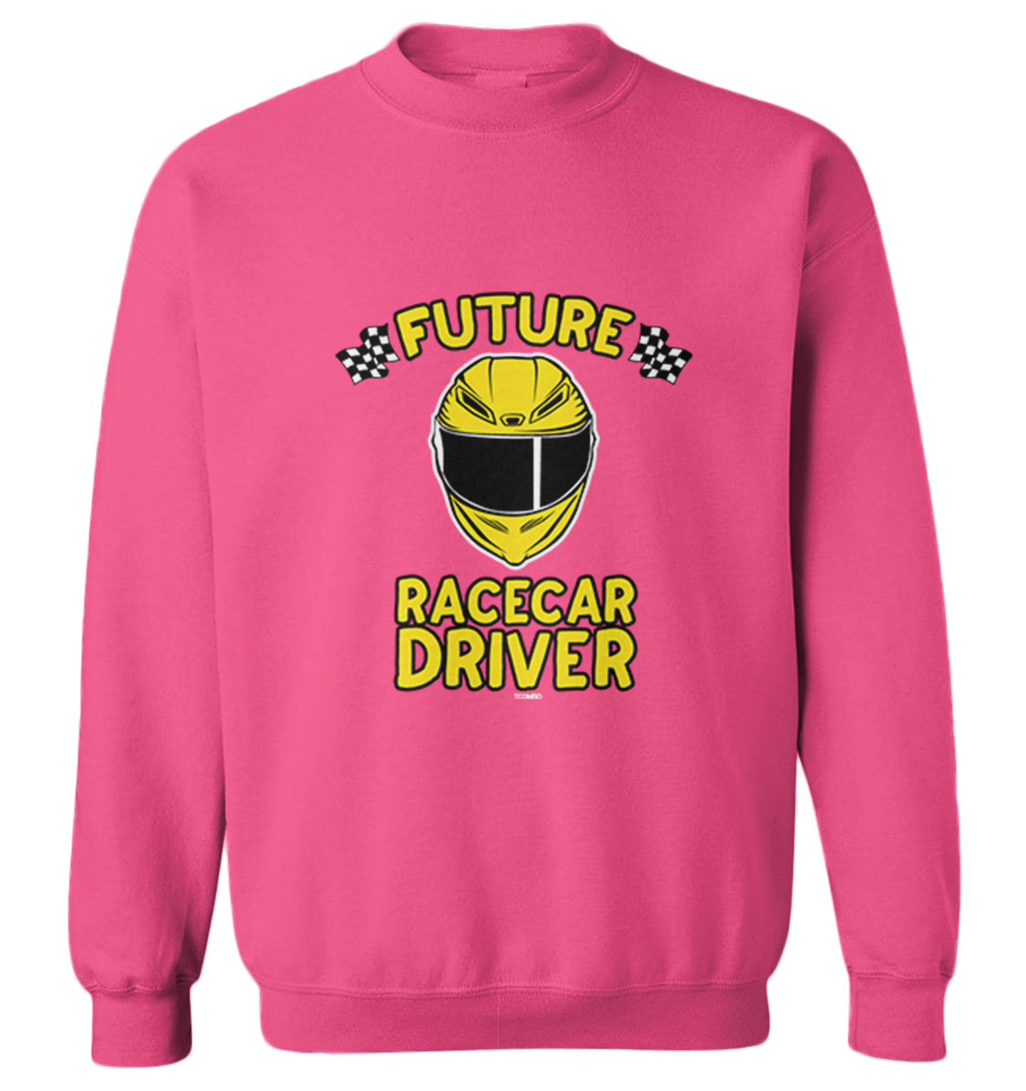 Future Racecar Driver - Fast Car Lover Checkered Flag Toddler Crewneck Sweater - Picture 6 of 8