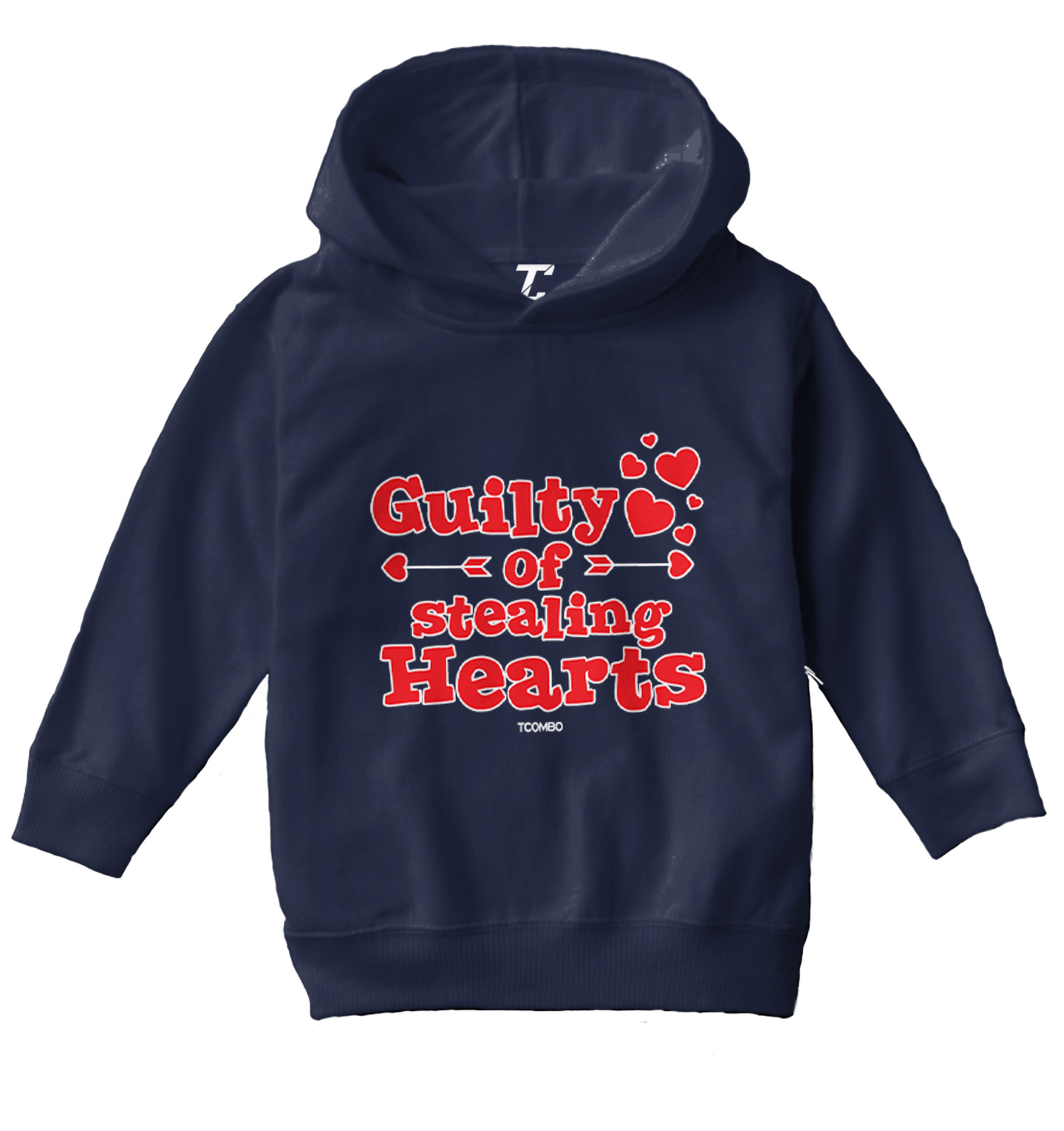 Guilty Of Stealing Hearts - Valentine's Day Love Toddler/Youth Hoodie - Picture 7 of 12