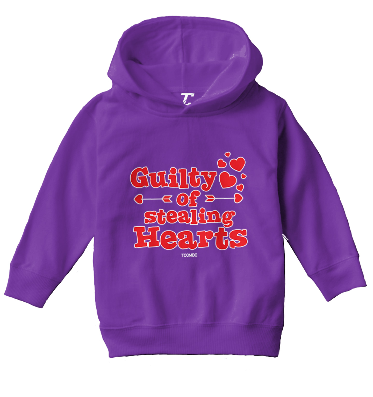 Guilty Of Stealing Hearts - Valentine's Day Love Toddler/Youth Hoodie - Picture 9 of 12
