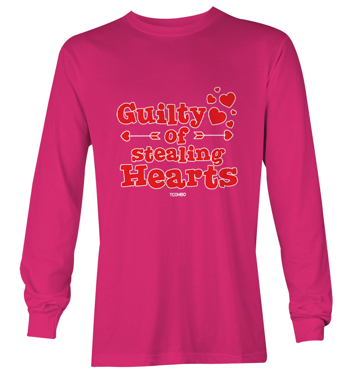 Guilty Of Stealing Hearts - Valentine's Day Love Youth T-Shirt - Picture 18 of 20