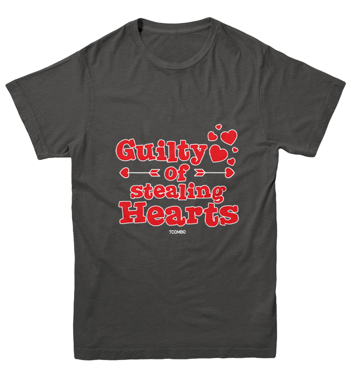 Guilty Of Stealing Hearts - Valentine's Day Love Youth T-Shirt - Picture 3 of 20