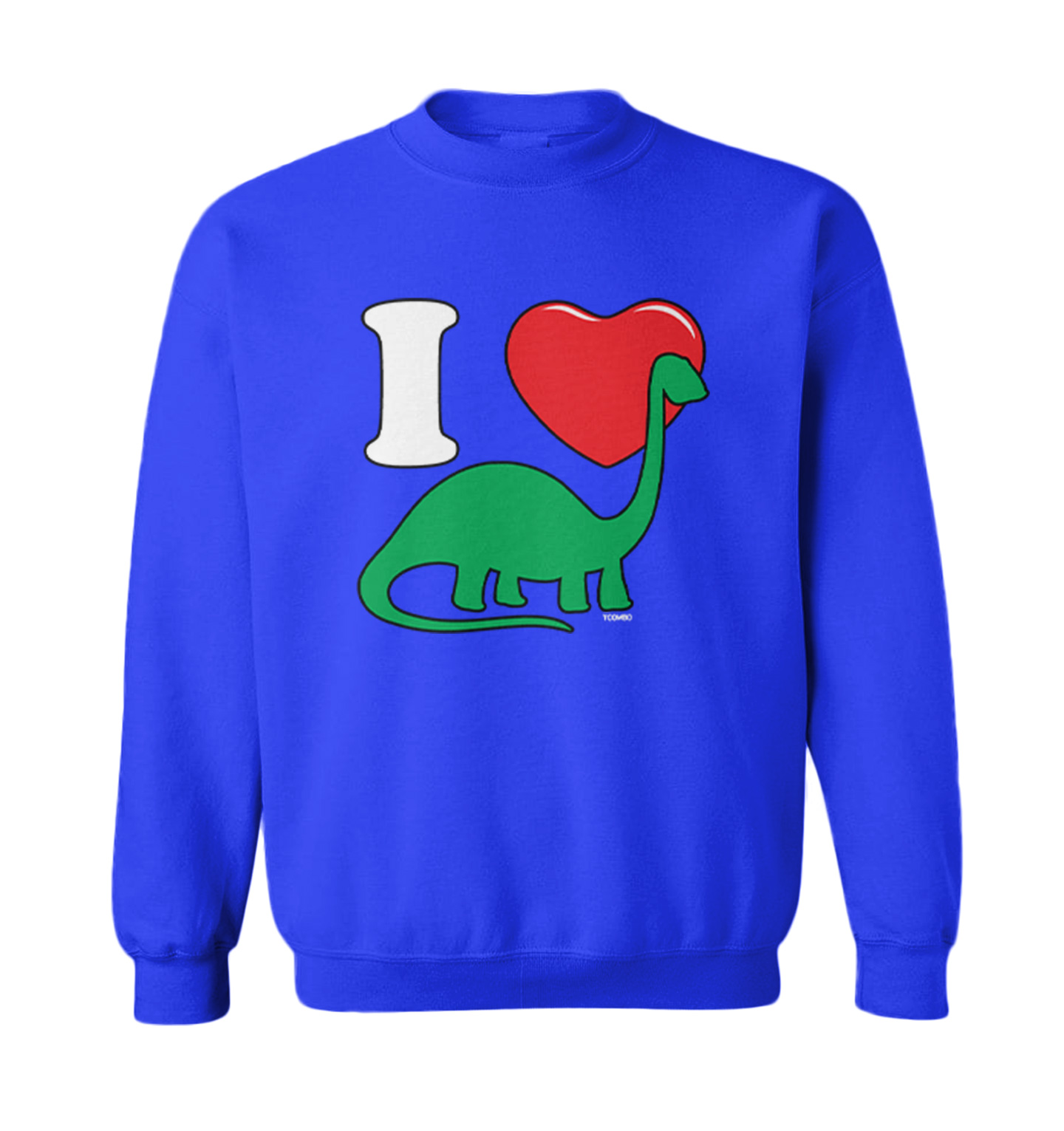 I Love Dinosaurs - Brachiosaurus Dino Heart Toddler Crewneck Sweater - Picture 8 of 8