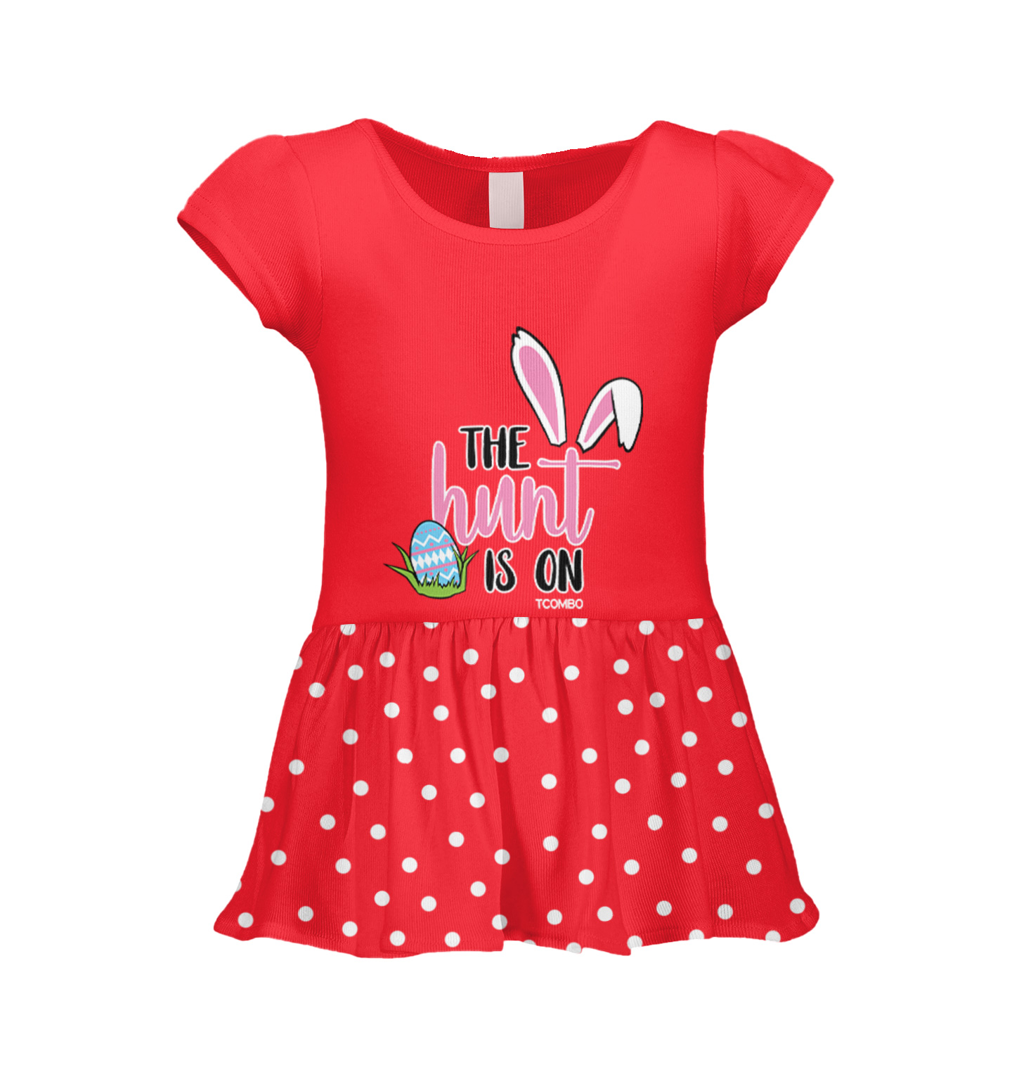 Bunny Easter Egg Infant/Toddler Cotton Jersey T-Shirt The Hunt is On 