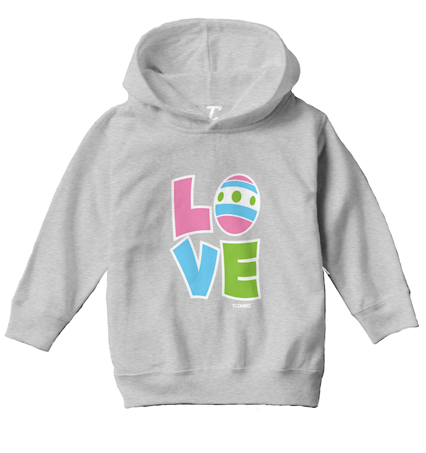 Love Easter Egg - Happy Bunny Rabbit Cute Holiday Toddler/Youth Hoodie - Picture 6 of 12