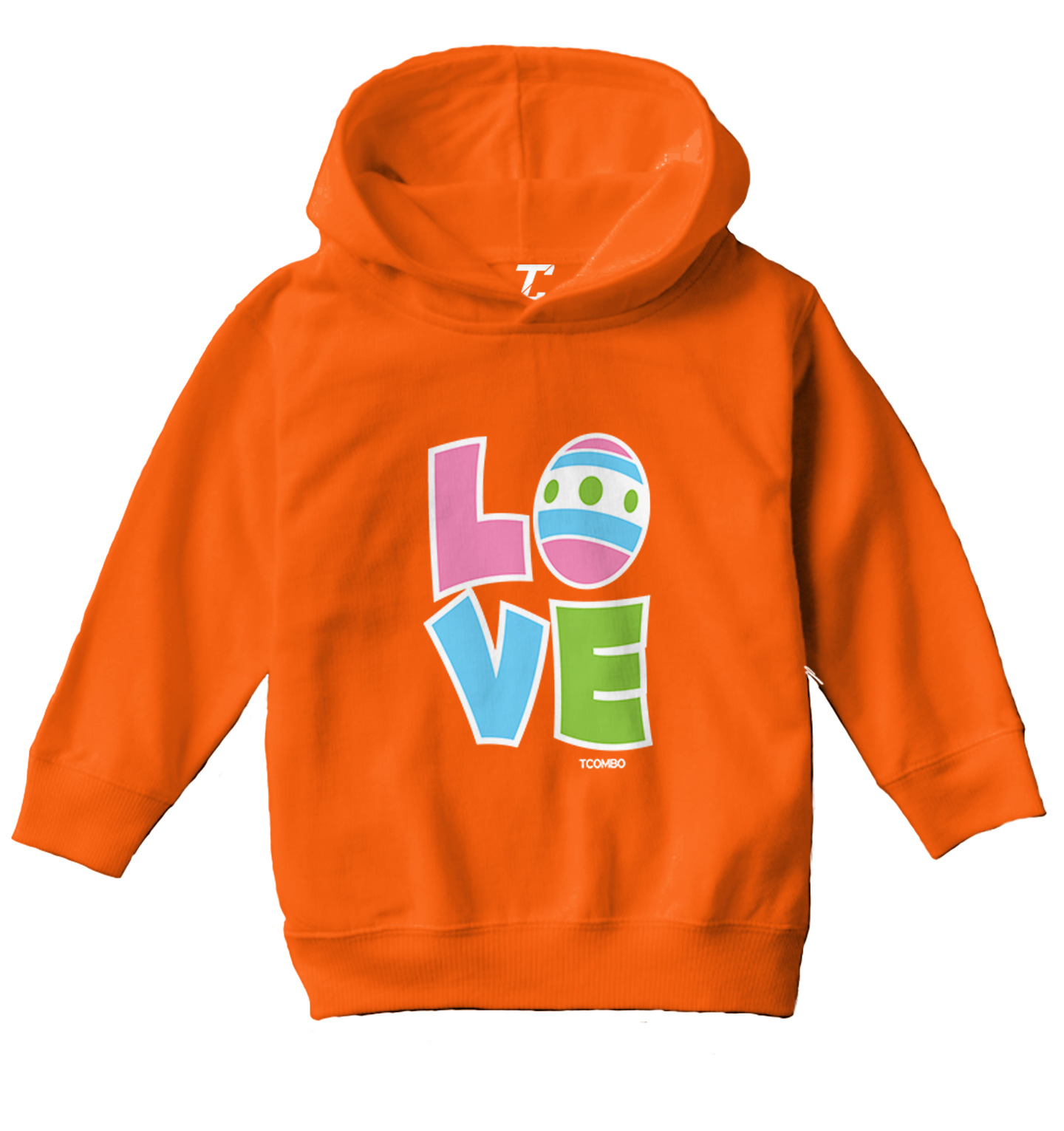 Love Easter Egg - Happy Bunny Rabbit Cute Holiday Toddler/Youth Hoodie - Picture 8 of 12