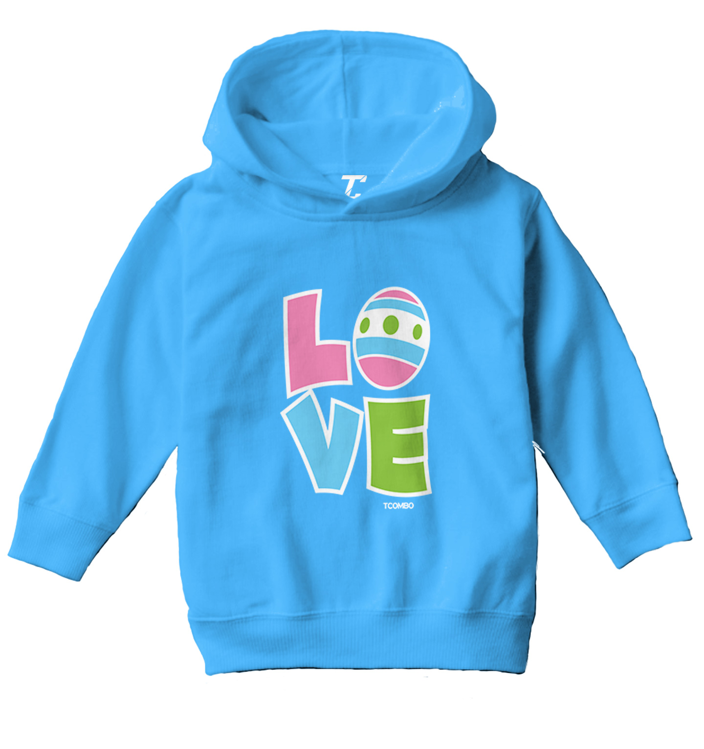 Love Easter Egg - Happy Bunny Rabbit Cute Holiday Toddler/Youth Hoodie - Picture 12 of 12