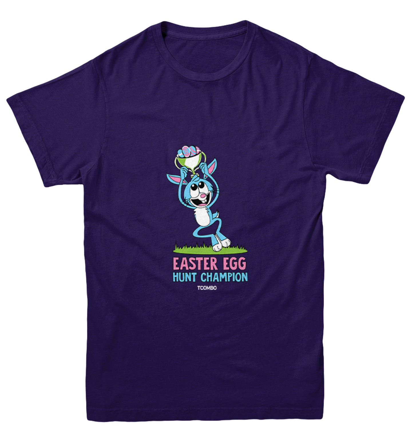 Easter Egg Hunting Champion - Bunny Rabbit Cute Youth T-Shirt - Picture 10 of 20