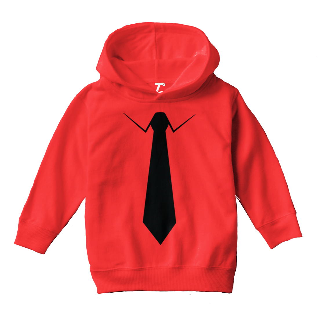 Little Tie - Lil Man Formal Wedding Special Occasion Toddler/Youth Hoodie - Picture 8 of 10