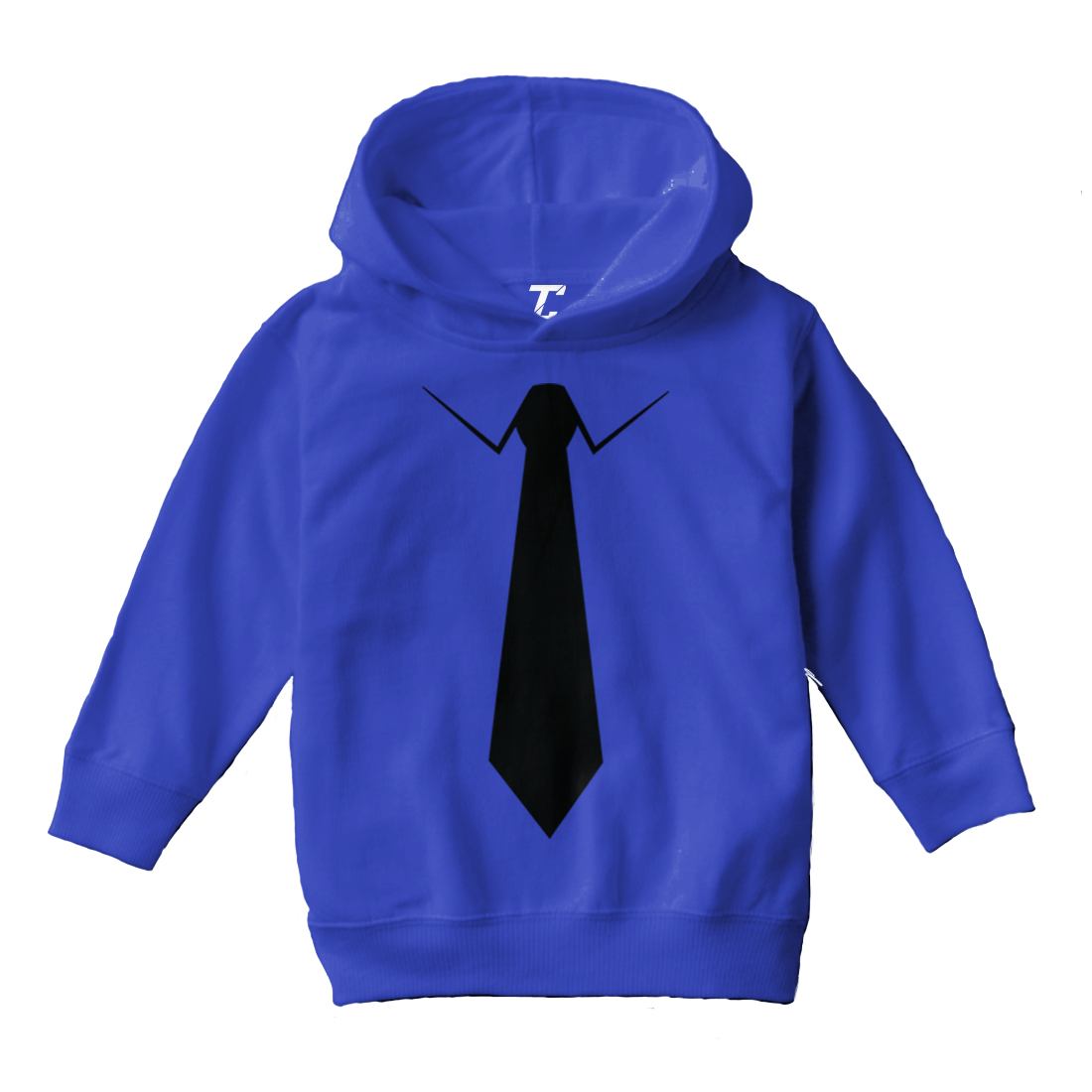 Little Tie - Lil Man Formal Wedding Special Occasion Toddler/Youth Hoodie - Picture 9 of 10