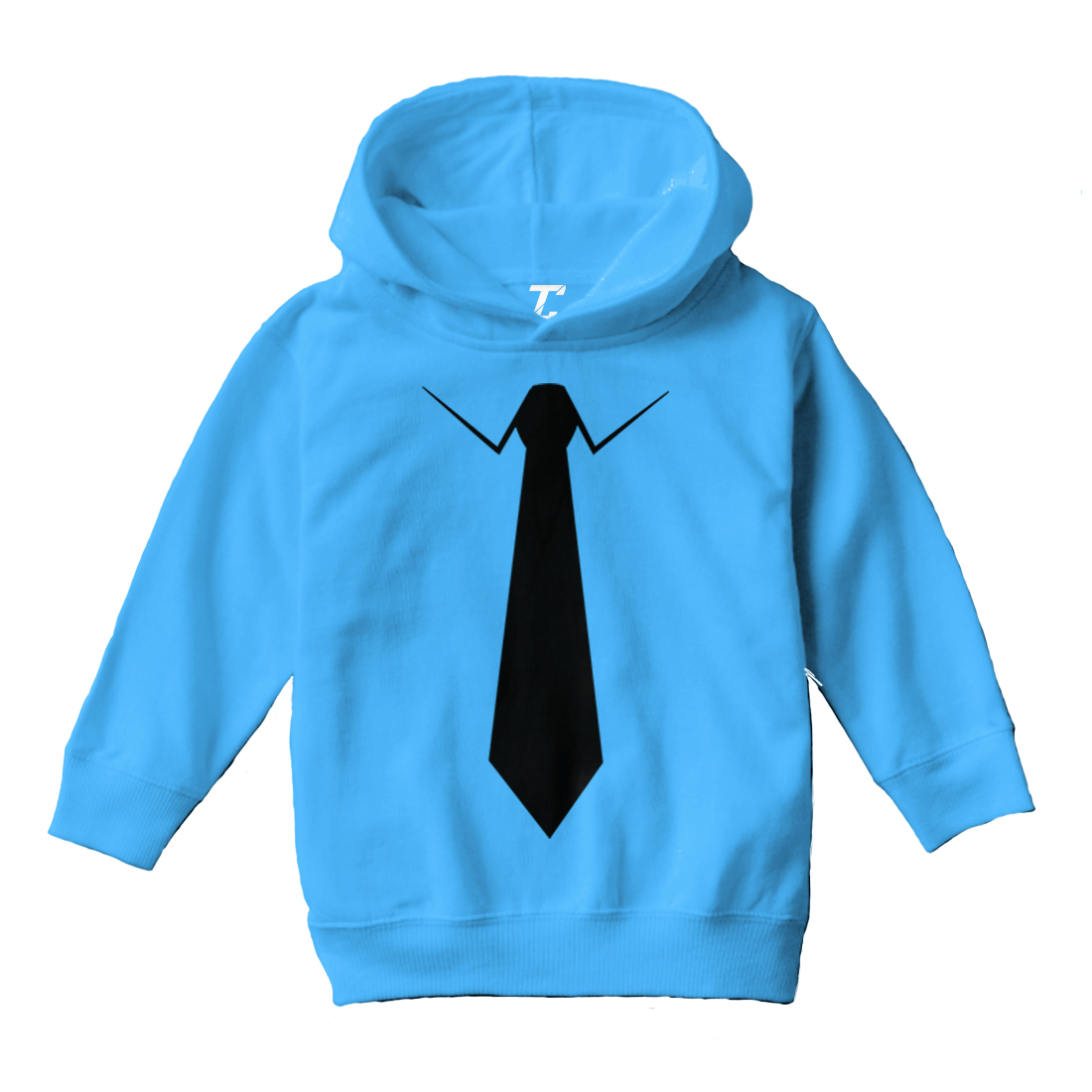 Little Tie - Lil Man Formal Wedding Special Occasion Toddler/Youth Hoodie - Picture 10 of 10