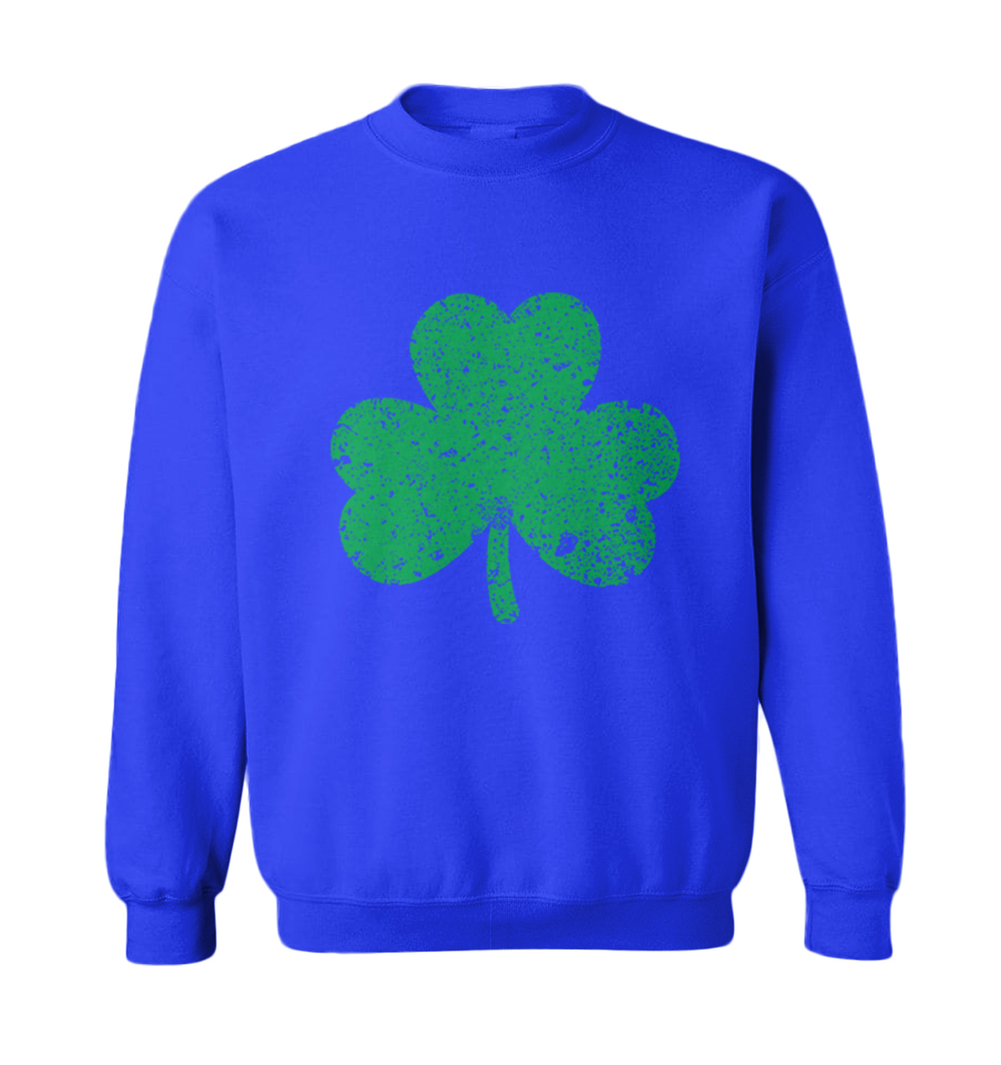 Distressed Green Shamrock - St. Patrick's Day Irish Toddler Crewneck Sweater - Picture 8 of 8