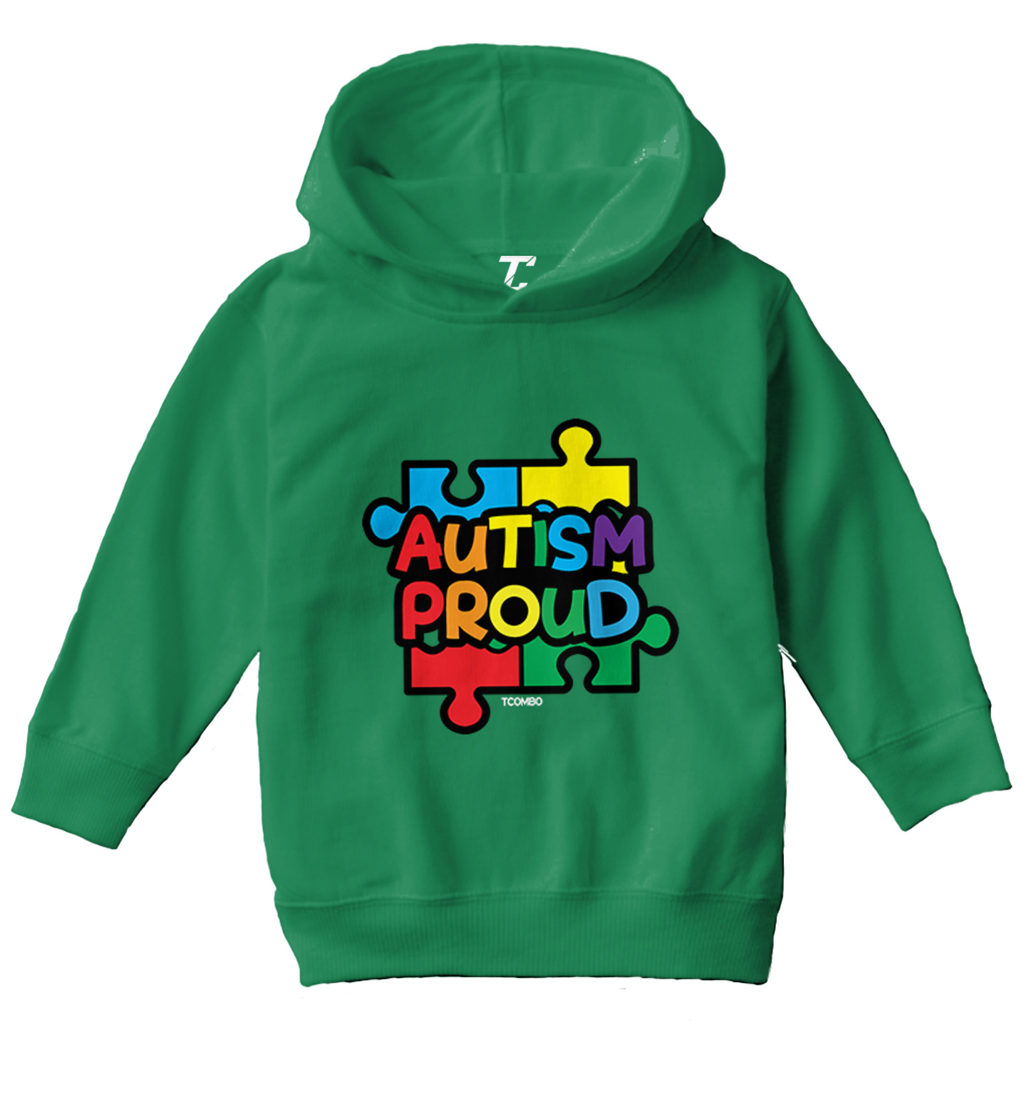 Autism Proud - Autistic Awareness Puzzle Piece Toddler/Youth Hoodie - Picture 5 of 12