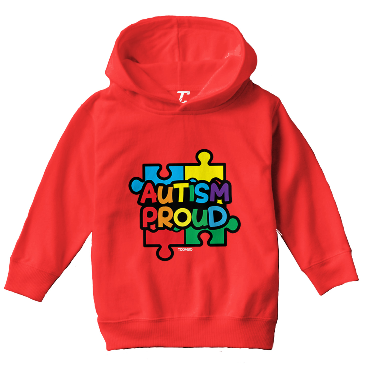 Autism Proud - Autistic Awareness Puzzle Piece Toddler/Youth Hoodie - Picture 10 of 12