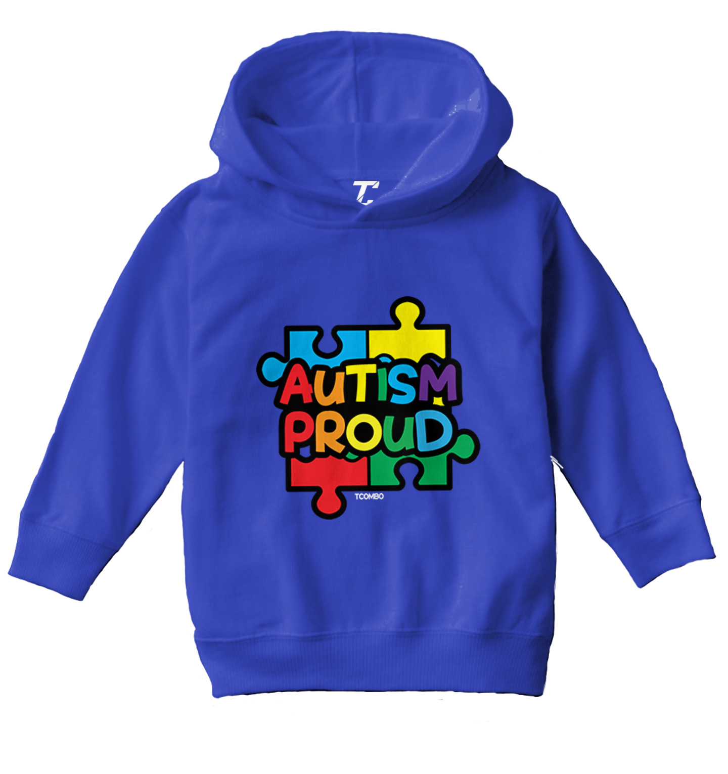 Autism Proud - Autistic Awareness Puzzle Piece Toddler/Youth Hoodie - Picture 11 of 12