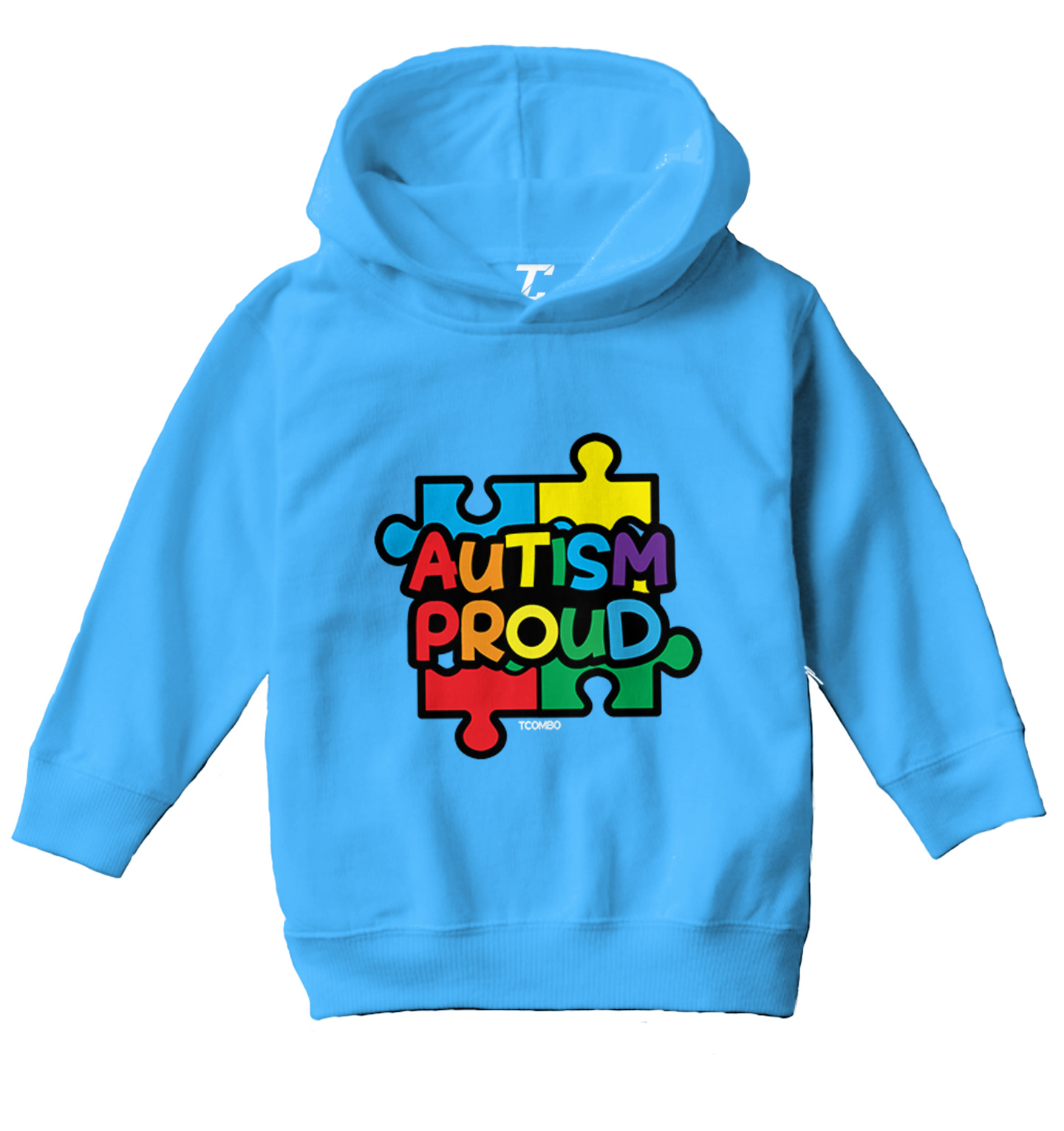 Autism Proud - Autistic Awareness Puzzle Piece Toddler/Youth Hoodie - Picture 12 of 12