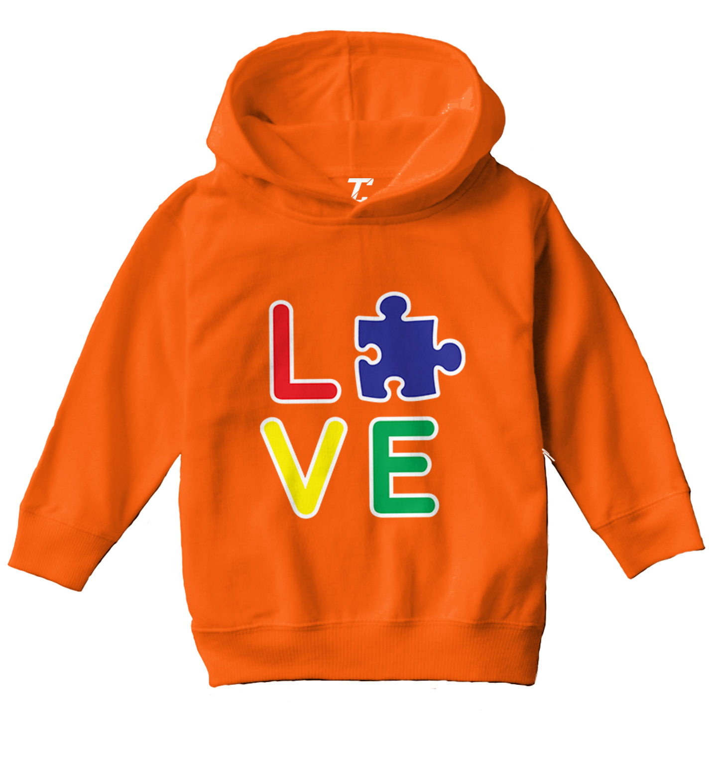 Love Autism - Autistic Awareness Puzzle Piece Toddler/Youth Hoodie - Picture 8 of 12