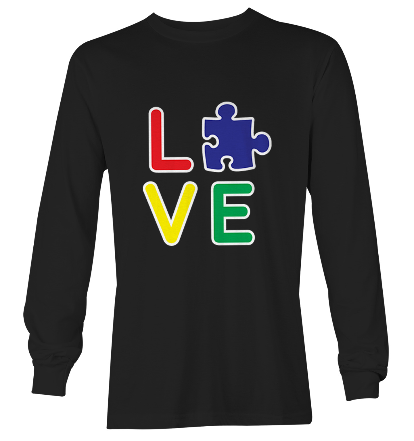 Love Autism - Autistic Awareness Puzzle Piece Youth T-Shirt - Picture 13 of 20