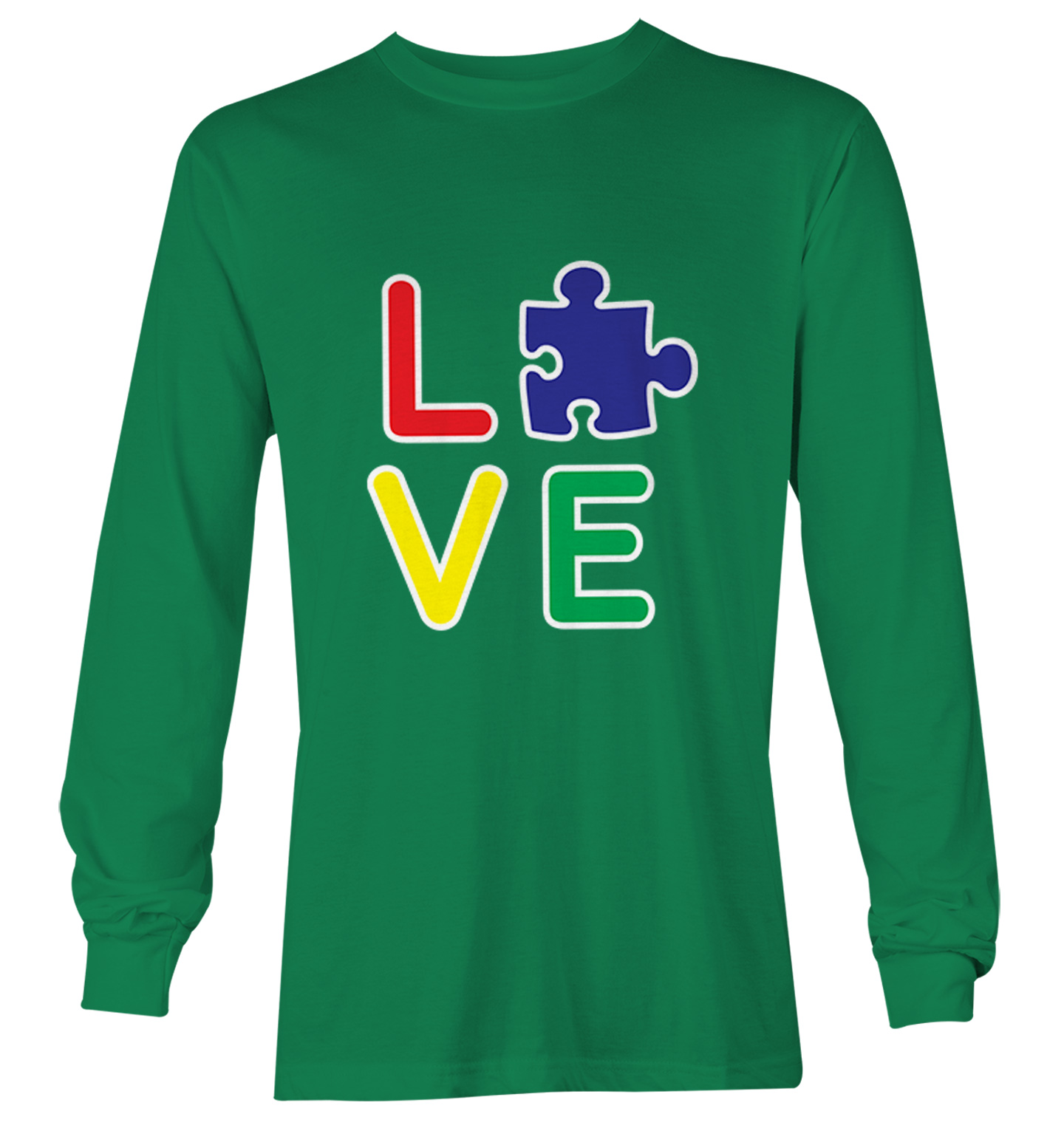 Love Autism - Autistic Awareness Puzzle Piece Youth T-Shirt - Picture 15 of 20