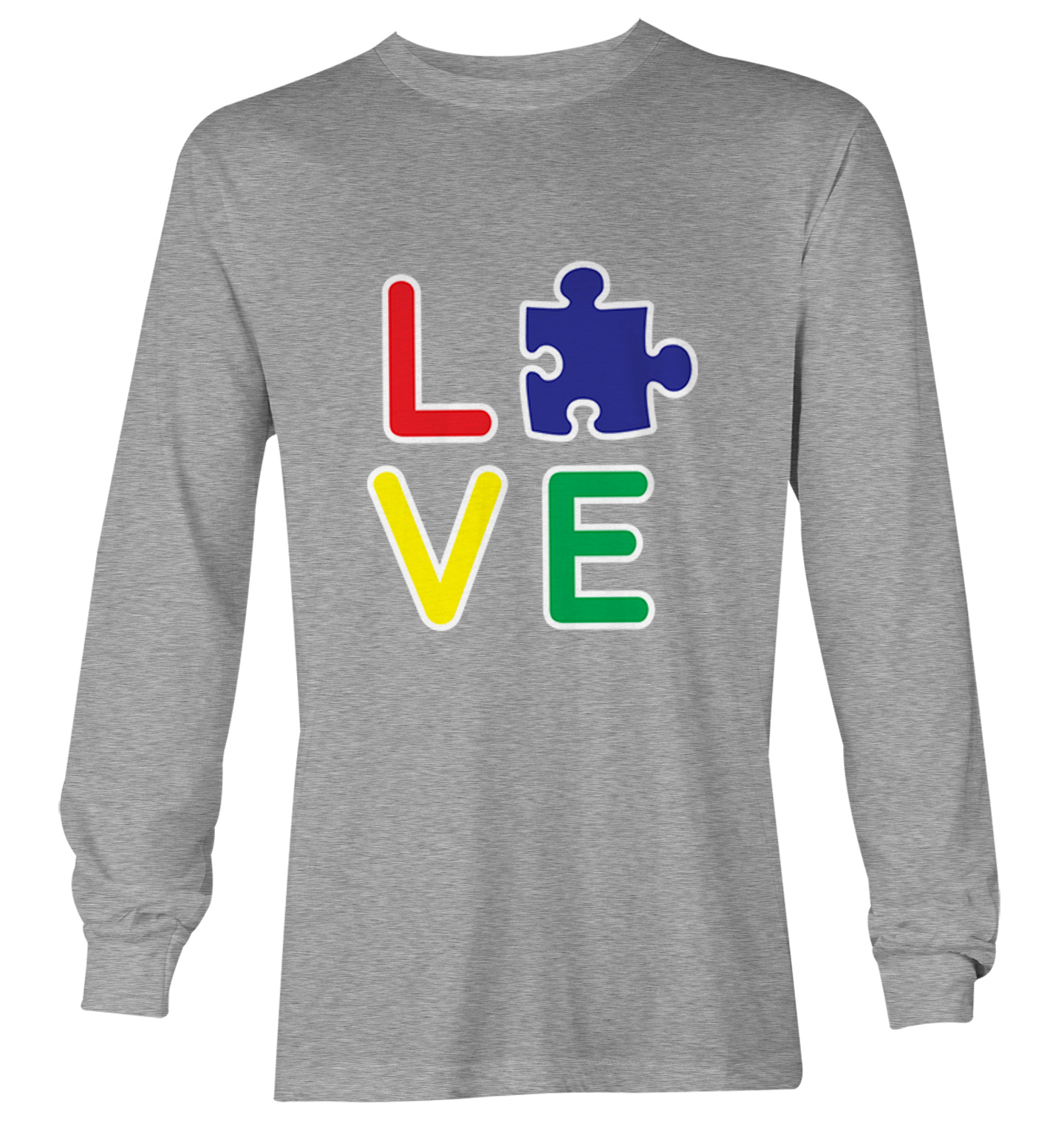 Love Autism - Autistic Awareness Puzzle Piece Youth T-Shirt - Picture 16 of 20