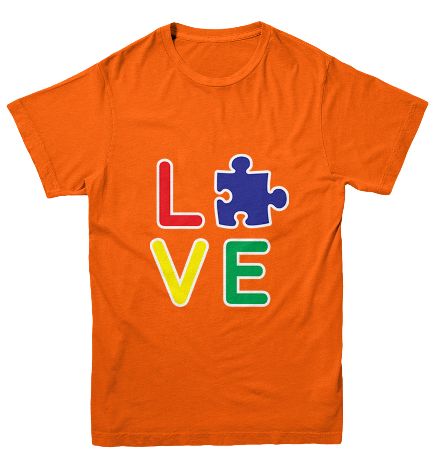 Love Autism - Autistic Awareness Puzzle Piece Youth T-Shirt - Picture 8 of 20