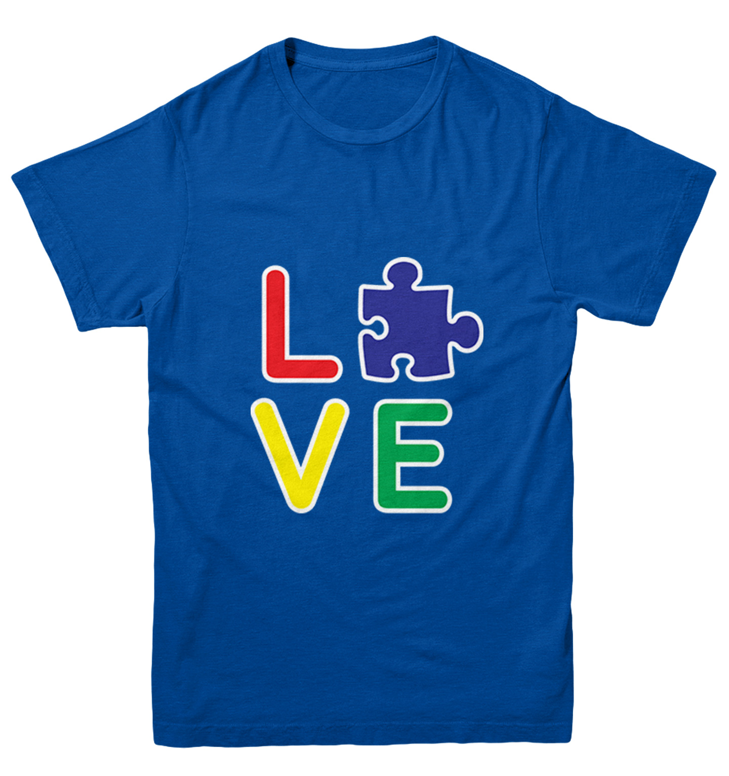 Love Autism - Autistic Awareness Puzzle Piece Youth T-Shirt - Picture 12 of 20