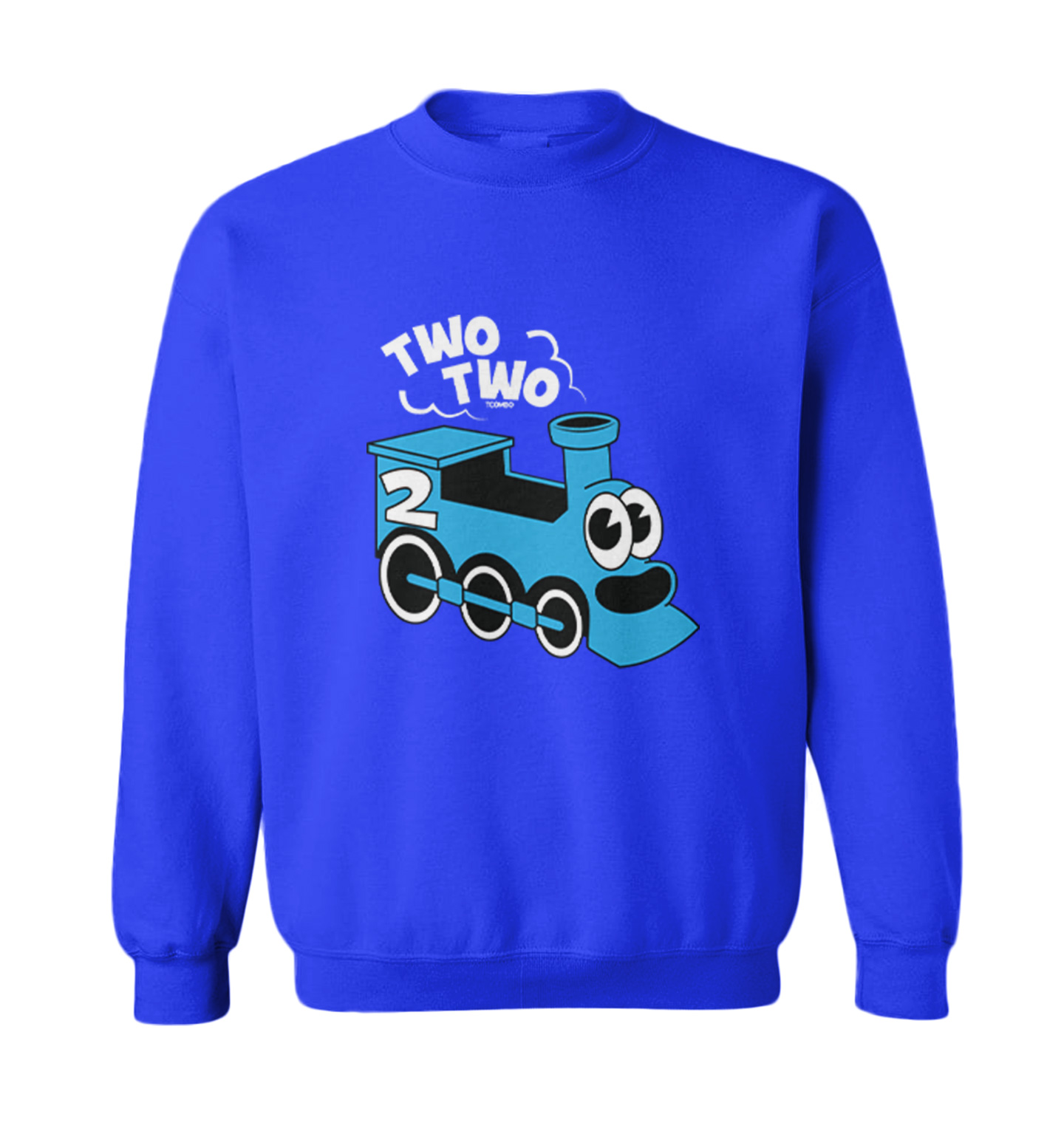 Two Two Train - Choo Choo 2 Year Old Second Birthday Toddler Crewneck Sweater - Picture 8 of 8