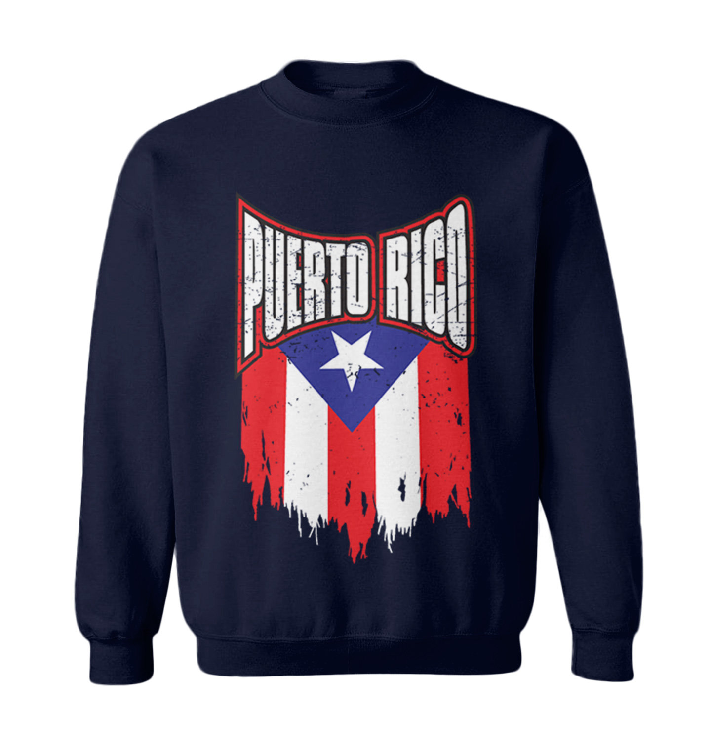 Puerto Rico - Torn Flag Strong Country Pride Proud Toddler Crewneck Sweater - Picture 5 of 8