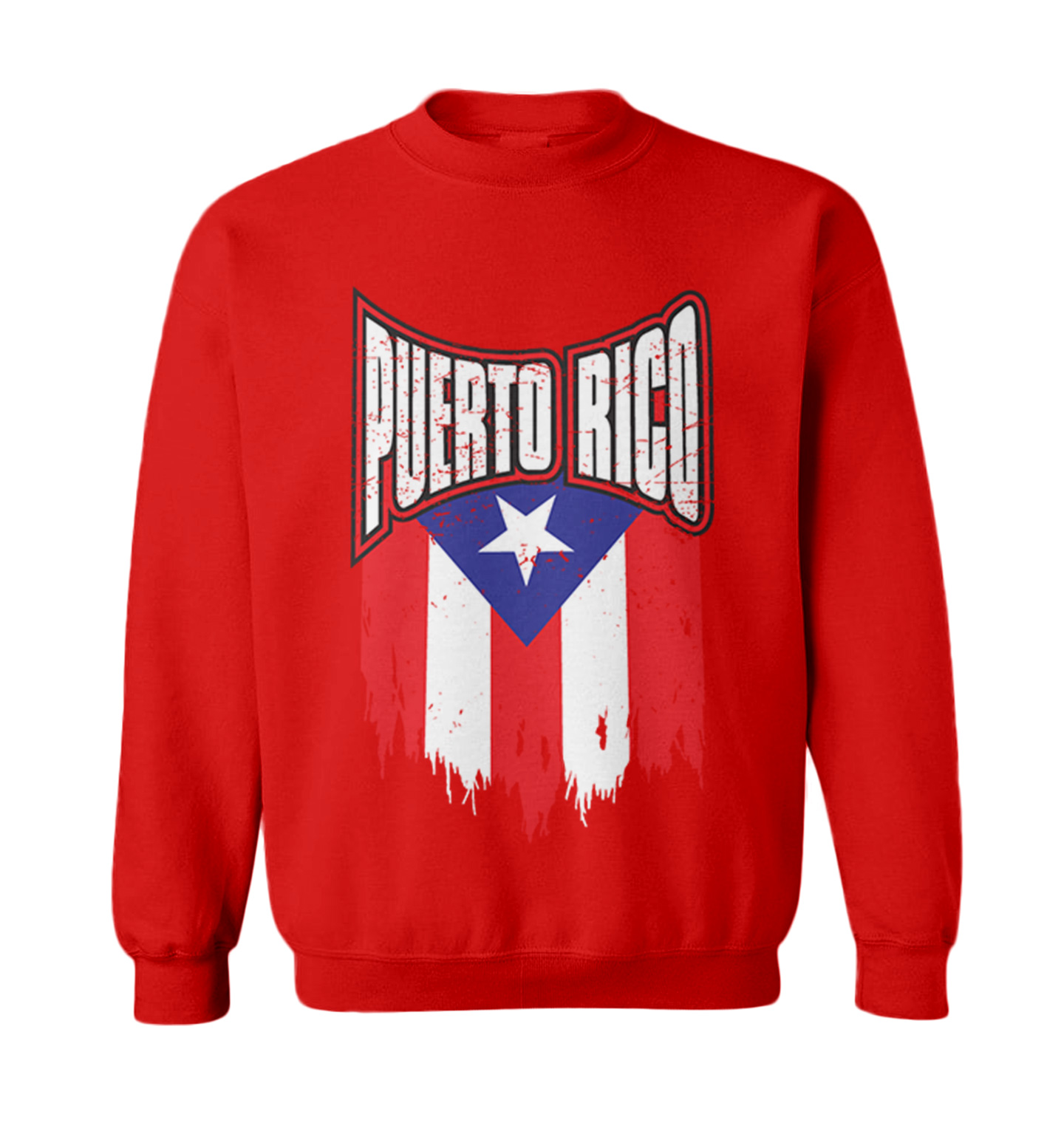 Puerto Rico - Torn Flag Strong Country Pride Proud Toddler Crewneck Sweater - Picture 7 of 8