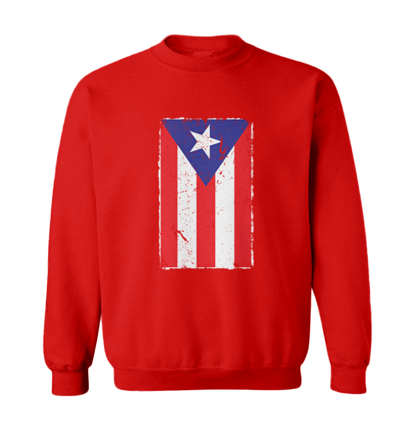Puerto Rico - Distressed Flag Strong Proud Pride Toddler Crewneck Sweater - Picture 7 of 8