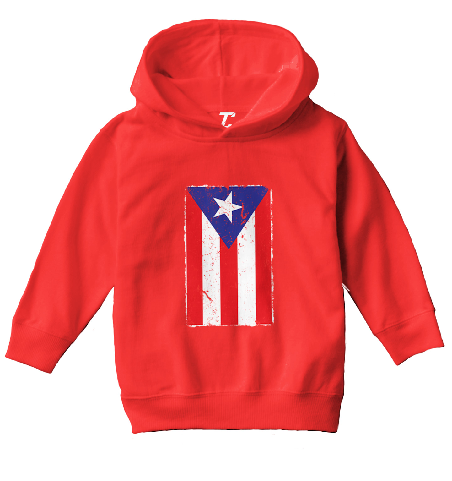 Puerto Rico - Distressed Flag Strong Proud Pride Toddler/Youth Hoodie - Picture 10 of 12