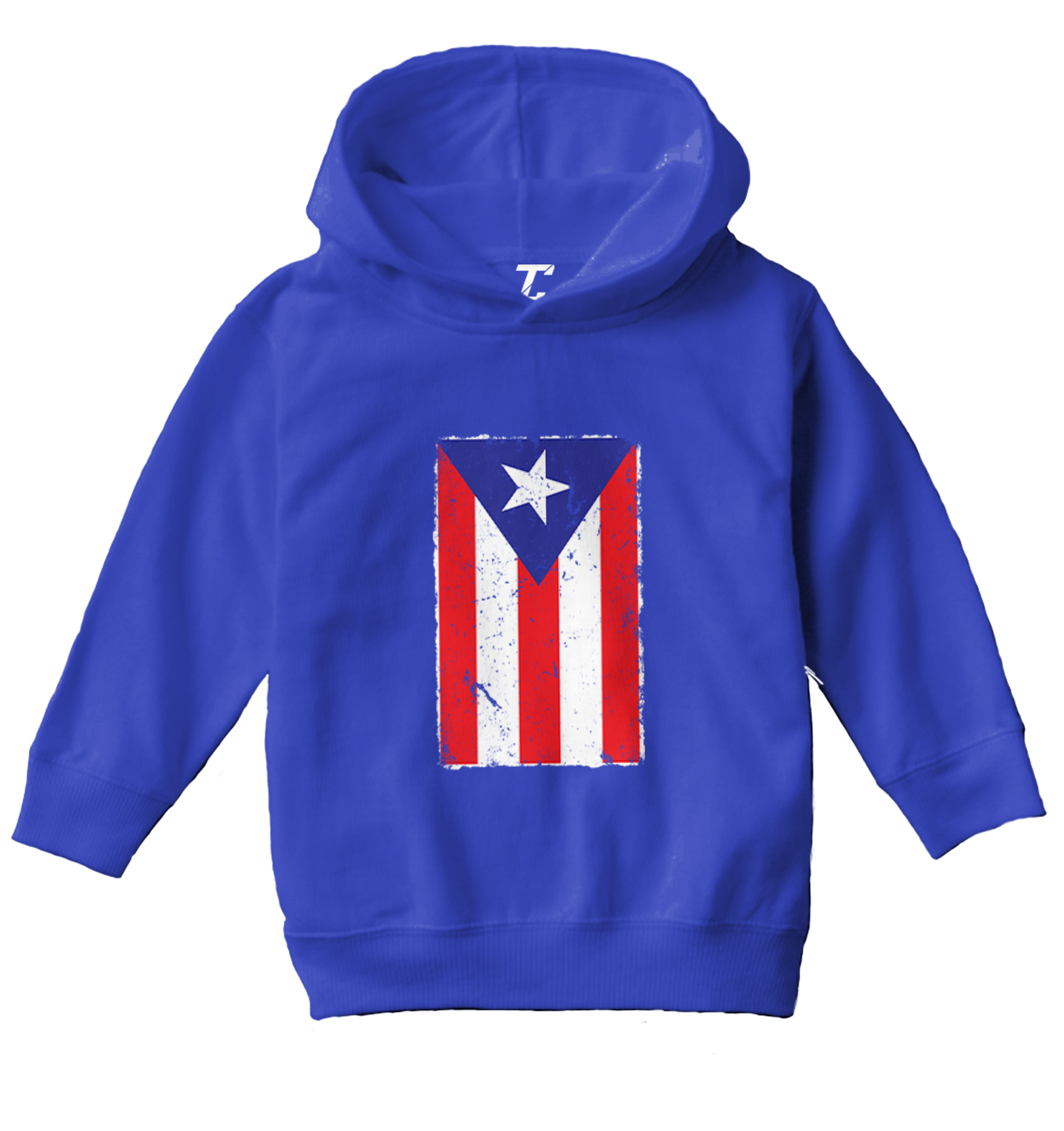 Puerto Rico - Distressed Flag Strong Proud Pride Toddler/Youth Hoodie - Picture 11 of 12