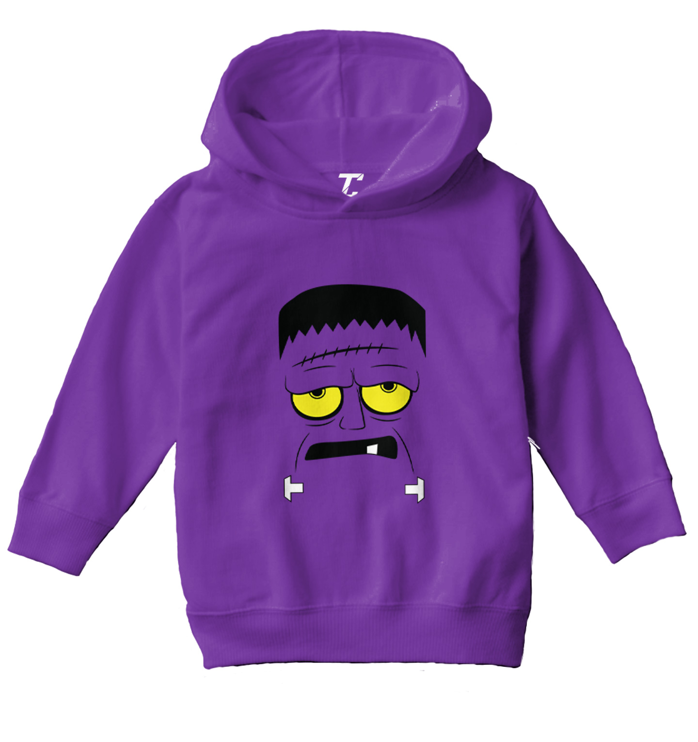 Frankenstein Face - Monster Scary Halloween Horror Toddler/Youth Hoodie - Picture 7 of 10