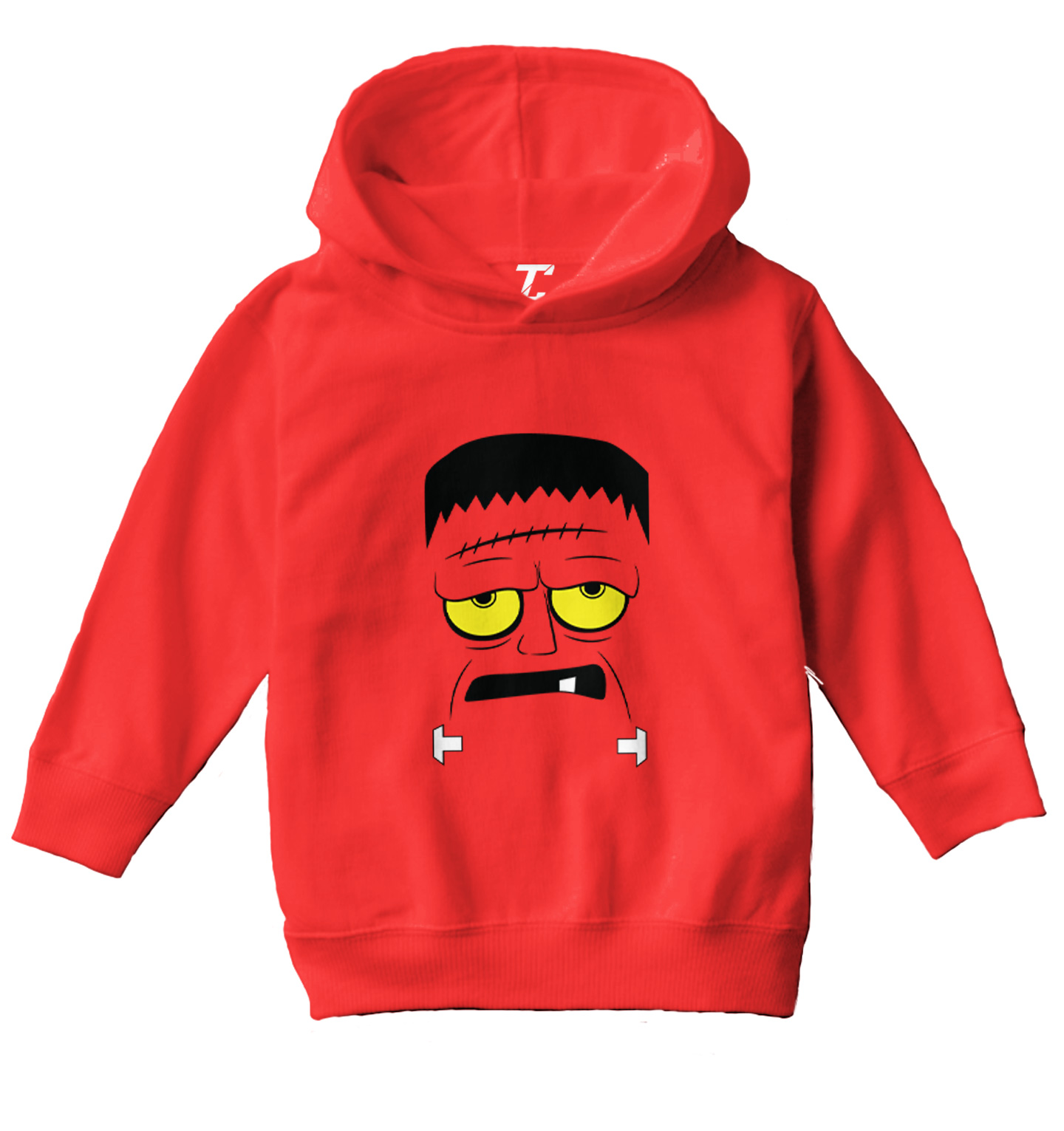 Frankenstein Face - Monster Scary Halloween Horror Toddler/Youth Hoodie - Picture 8 of 10