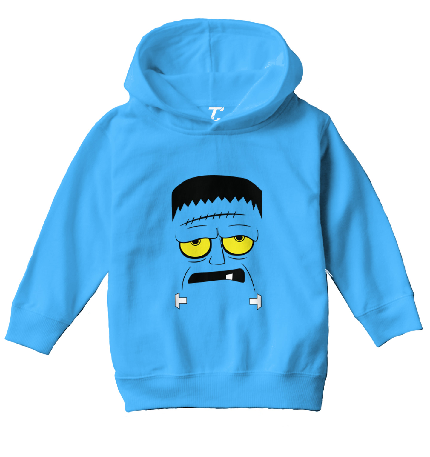 Frankenstein Face - Monster Scary Halloween Horror Toddler/Youth Hoodie - Picture 10 of 10