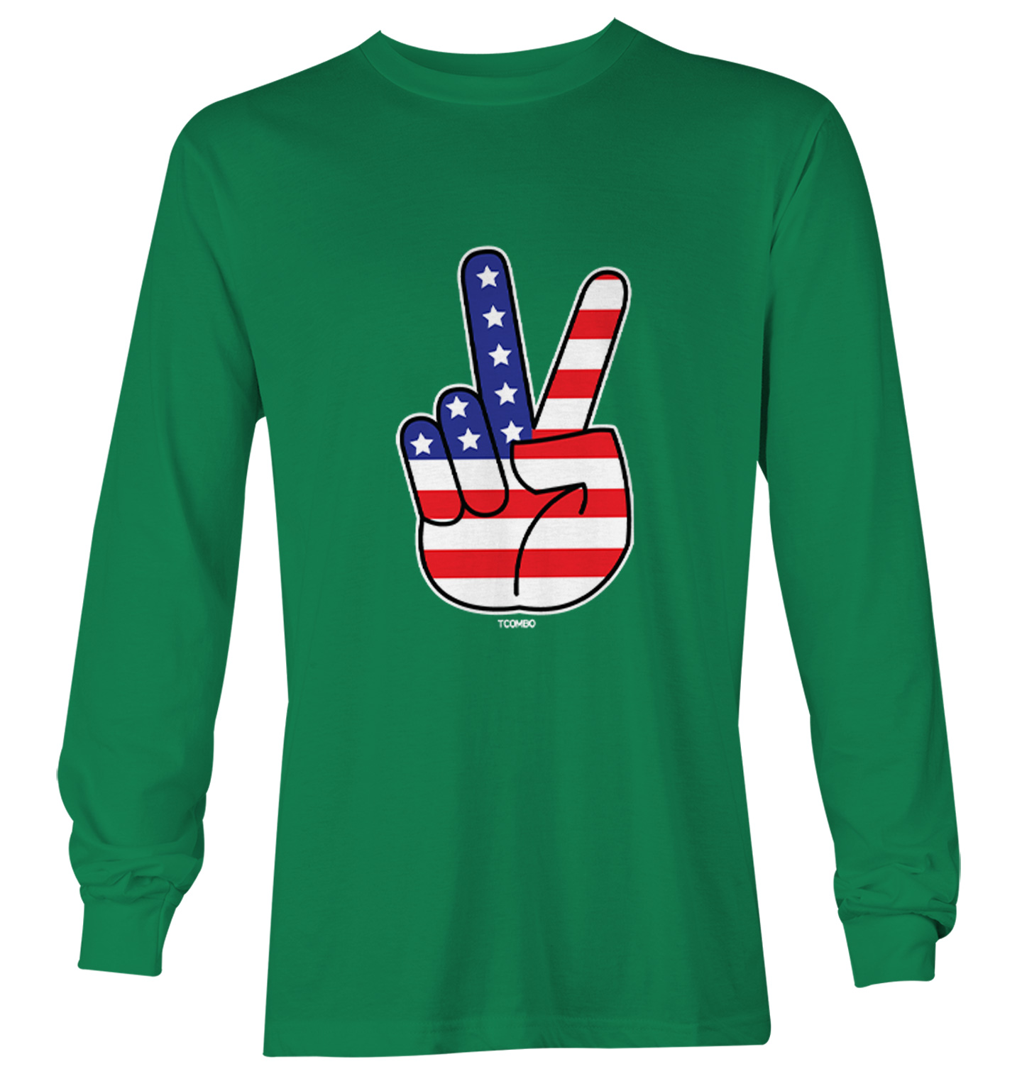 Peace Sign - American Flag USA United Staes 4th Of July Youth T-Shirt - Picture 15 of 20