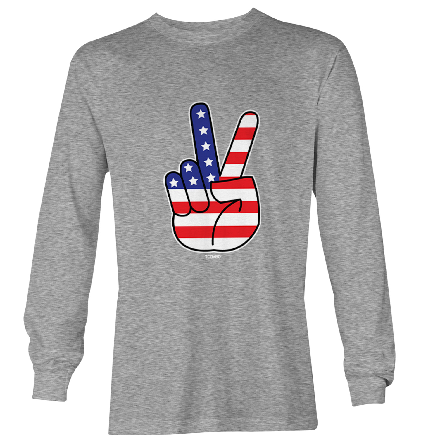 Peace Sign - American Flag USA United Staes 4th Of July Youth T-Shirt - Picture 16 of 20