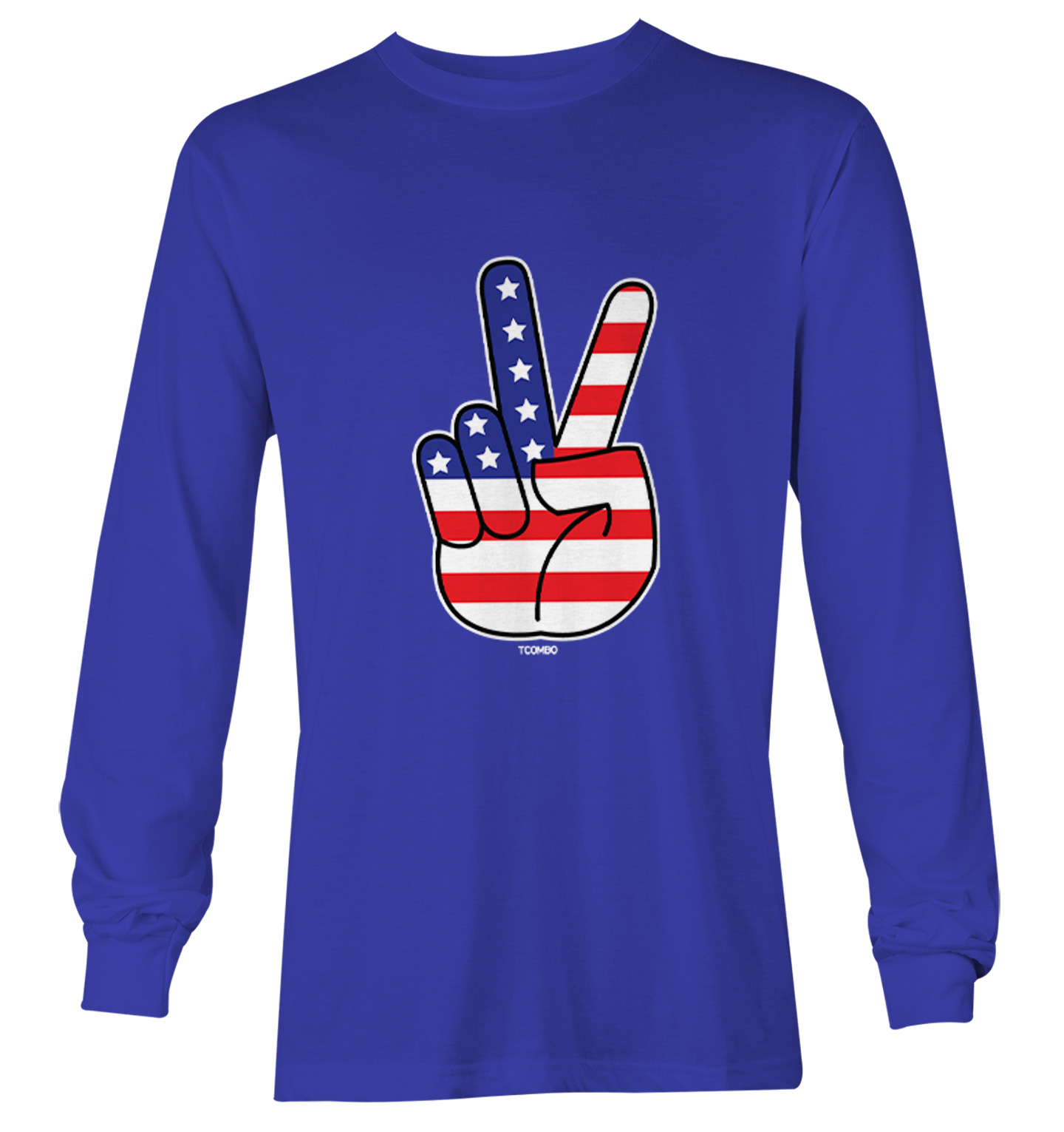 Peace Sign - American Flag USA United Staes 4th Of July Youth T-Shirt - Picture 20 of 20