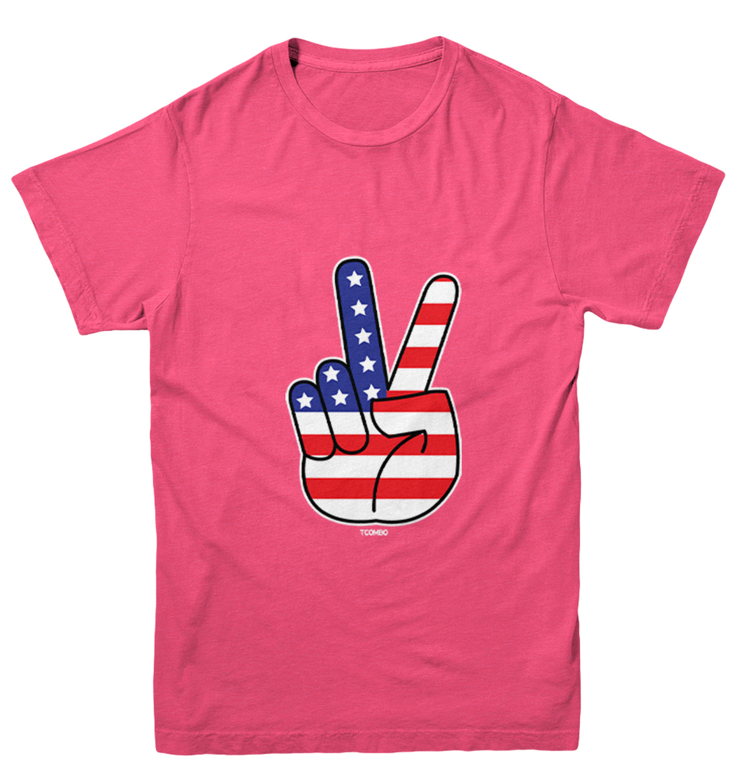 Peace Sign - American Flag USA United Staes 4th Of July Youth T-Shirt - Picture 9 of 20