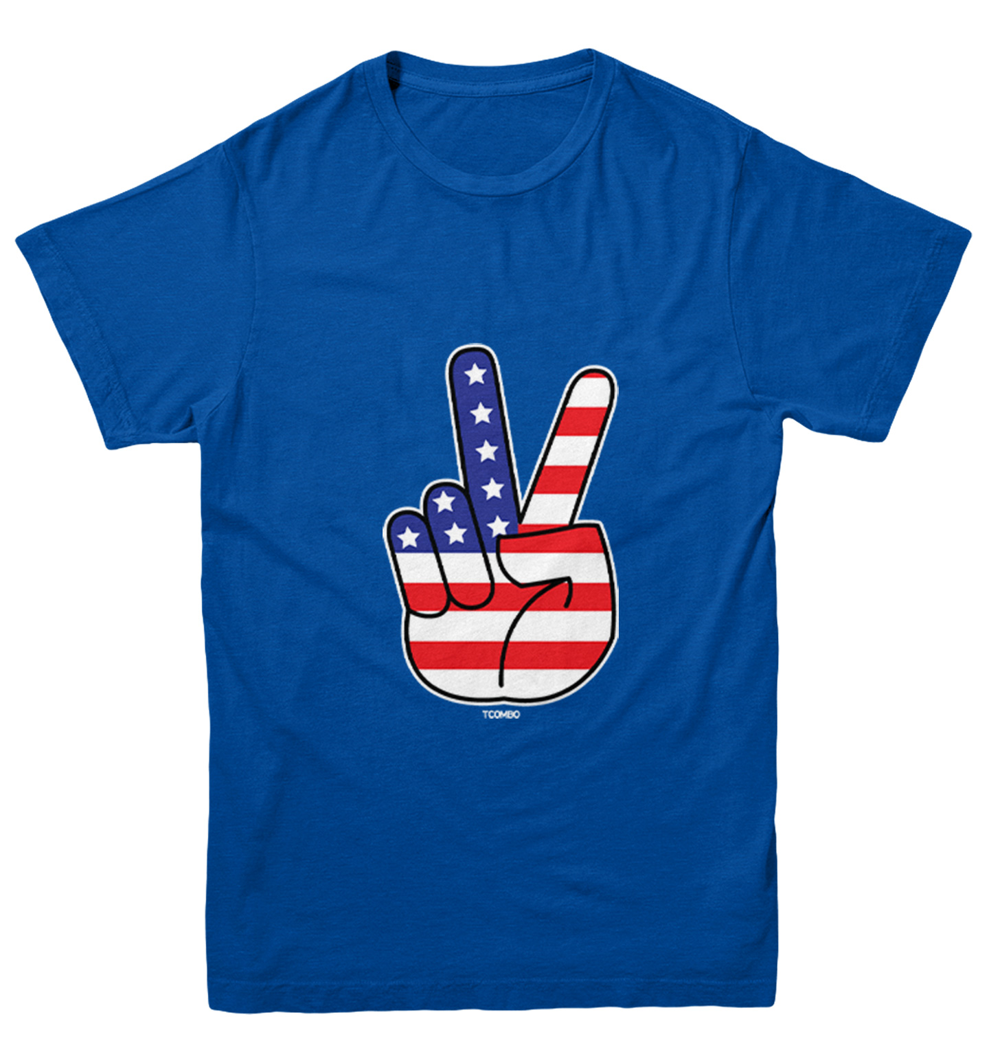 Peace Sign - American Flag USA United Staes 4th Of July Youth T-Shirt - Picture 12 of 20