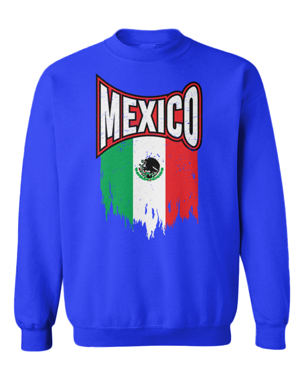 Mexico Torn Flag - Mexican Strong Proud Pride Toddler Crewneck Sweater - Picture 8 of 8